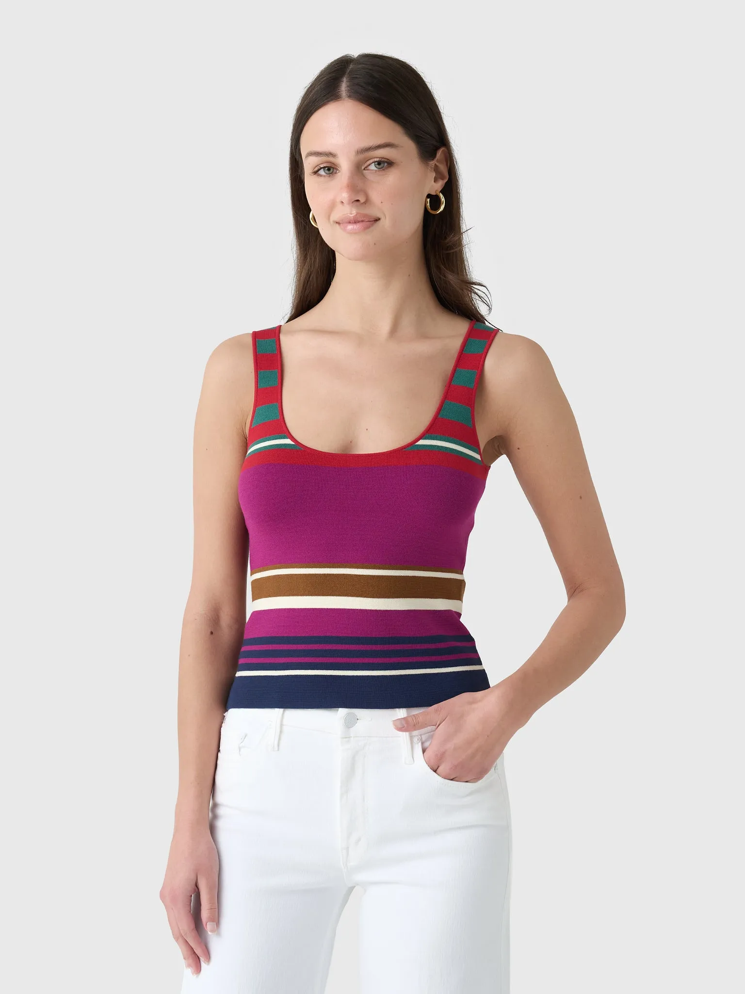 Vanessa Bruno Women's Germana Tank sold by Saint Bernard
