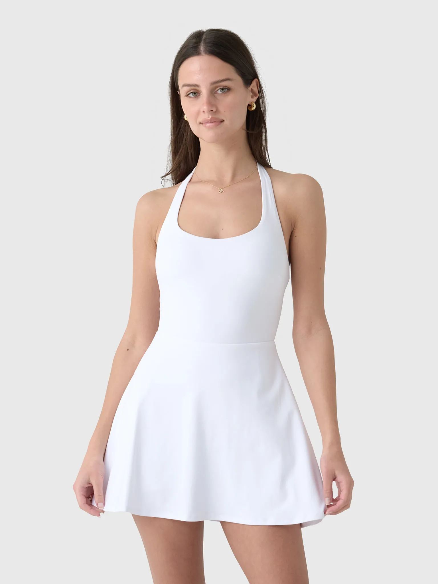 Vuori Women's Tiebreaker Halter Dress sold by Saint Bernard