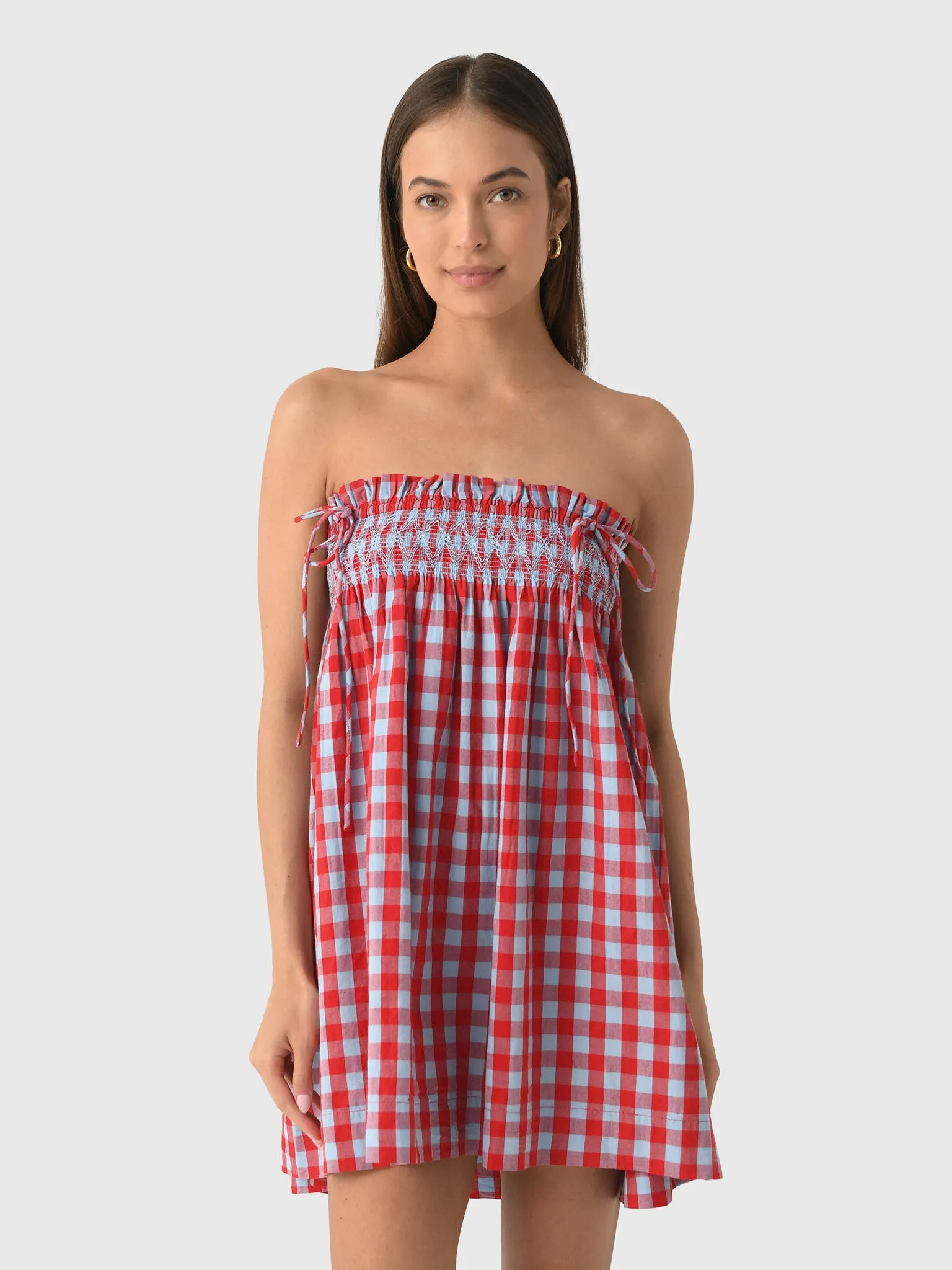 Damson Madder Women's Lilo Mini Dress sold by Saint Bernard product image thumbnail 5