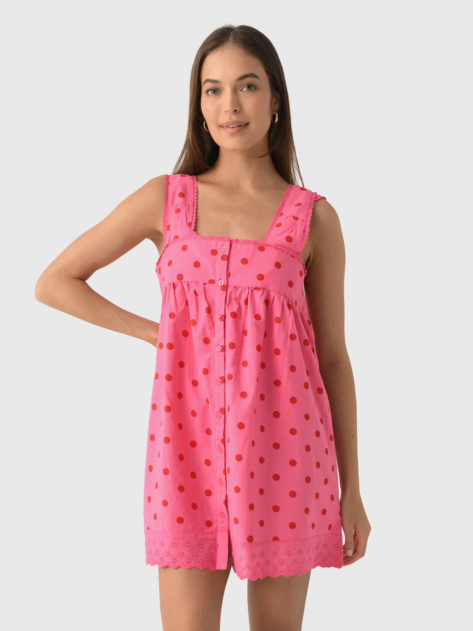 Damson Madder Women's Elspeth Dress sold by Saint Bernard