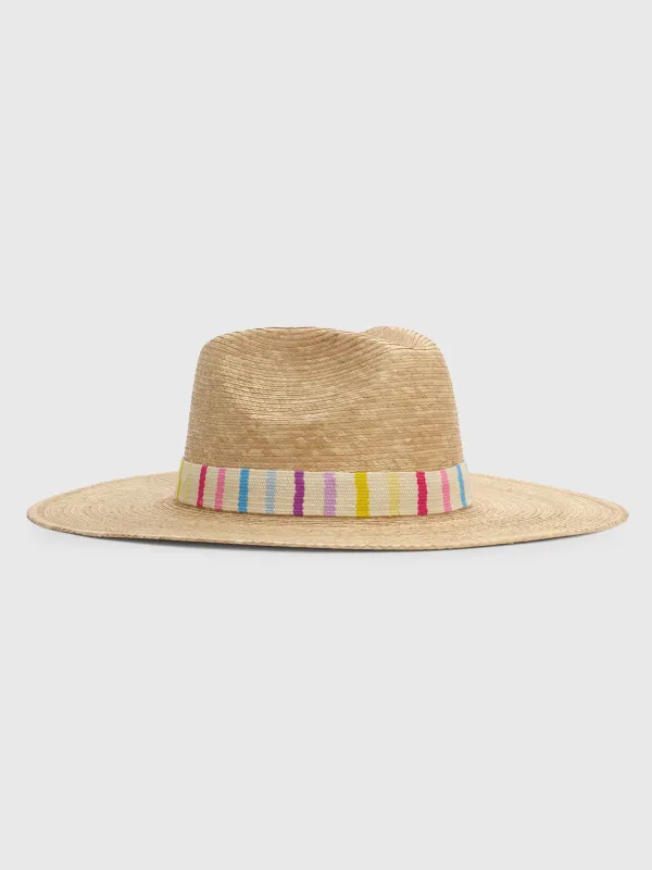 Sunshine Tienda Women's Valentina Palm Hat sold by Saint Bernard