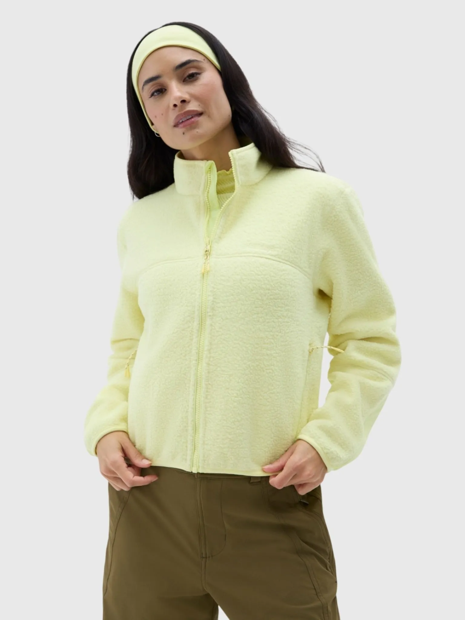 Halfdays Women's Chapelle Fleece Jacket sold by Saint Bernard product image thumbnail 3