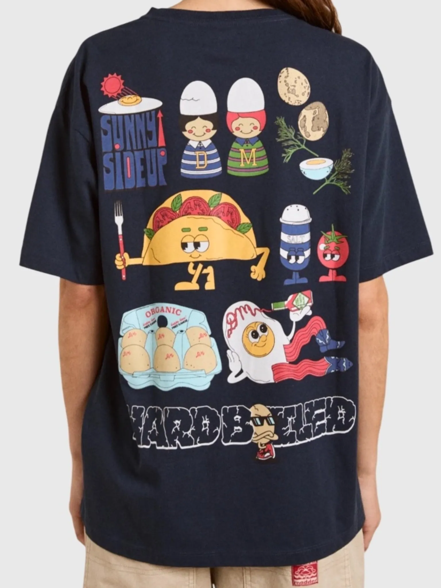 Damson Madder Women's All Day Breakfast Boyfriend Tee sold by Saint Bernard product image thumbnail 2