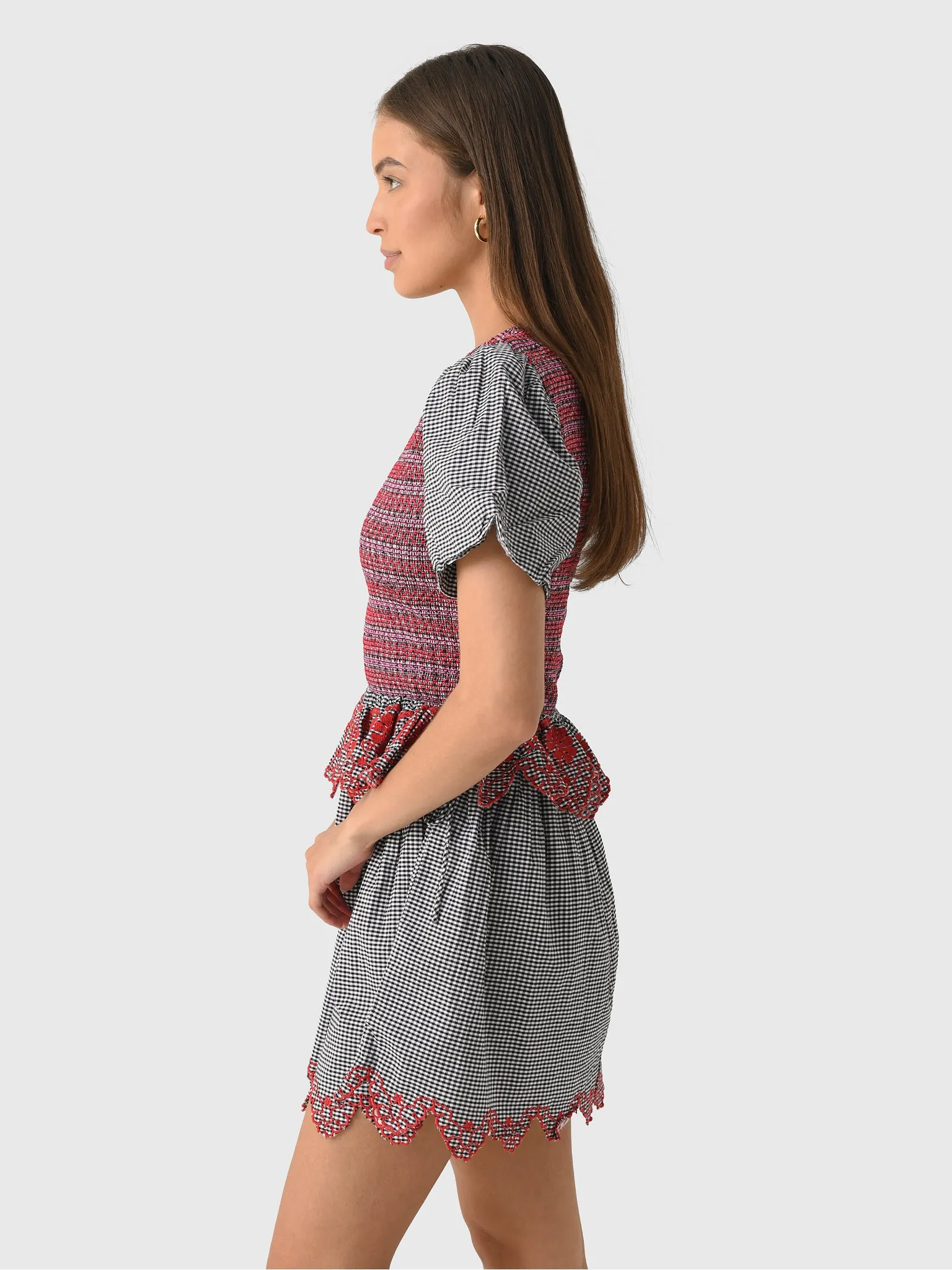 Damson Madder Women's Audrey Mini Dress sold by Saint Bernard product image thumbnail 3