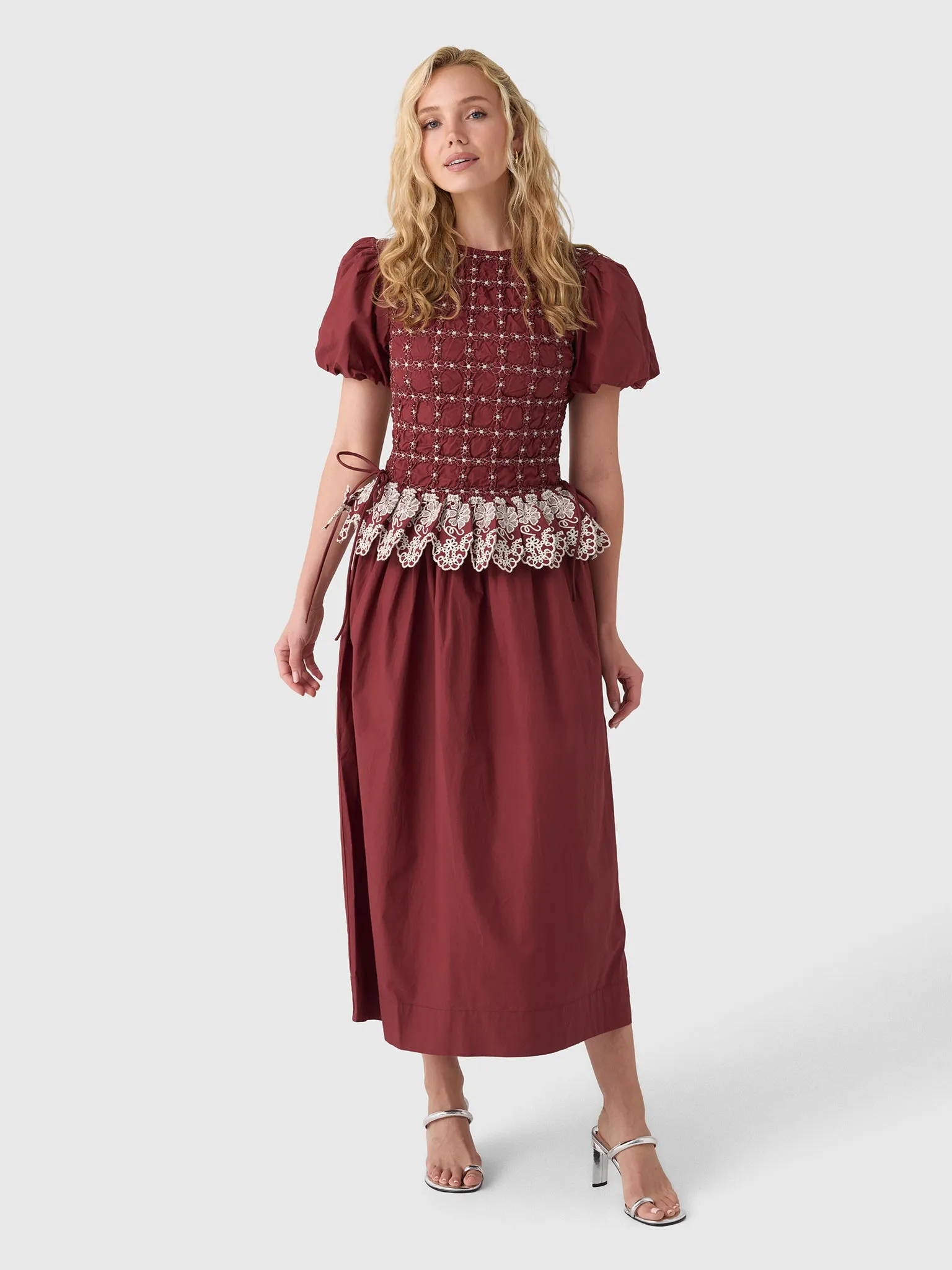 Damson Madder Women's Audrey Midi Dress sold by Saint Bernard