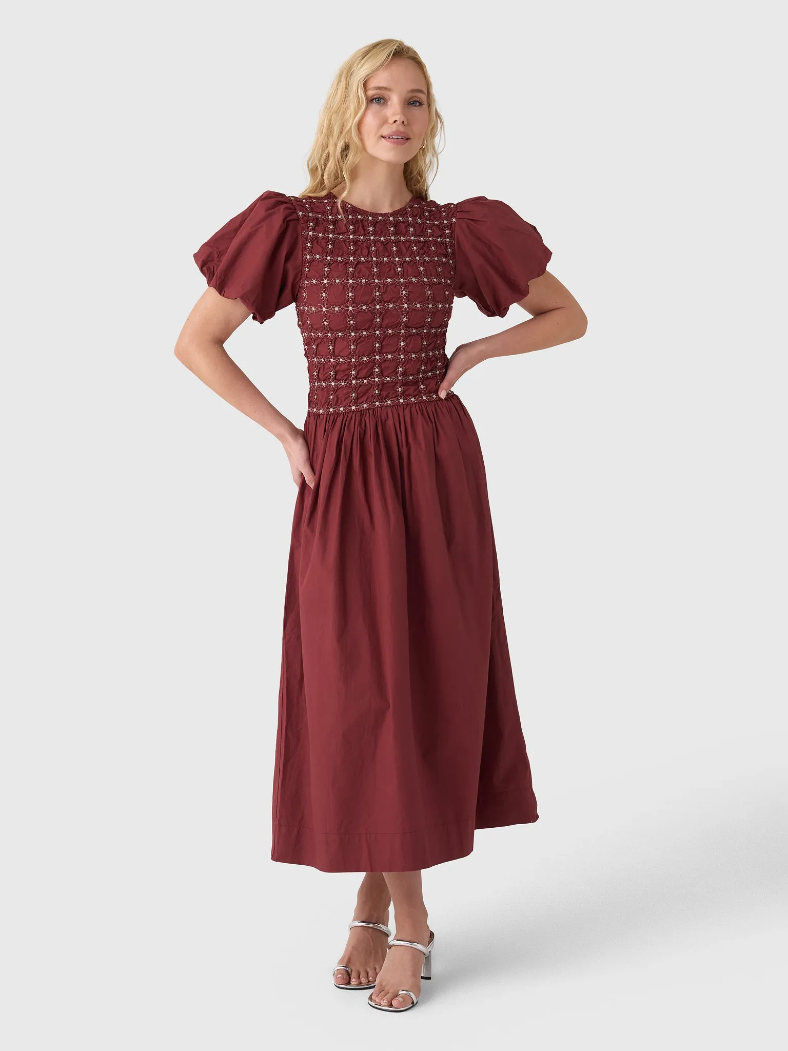 Damson Madder Women's Audrey Midi Dress sold by Saint Bernard product image thumbnail 5