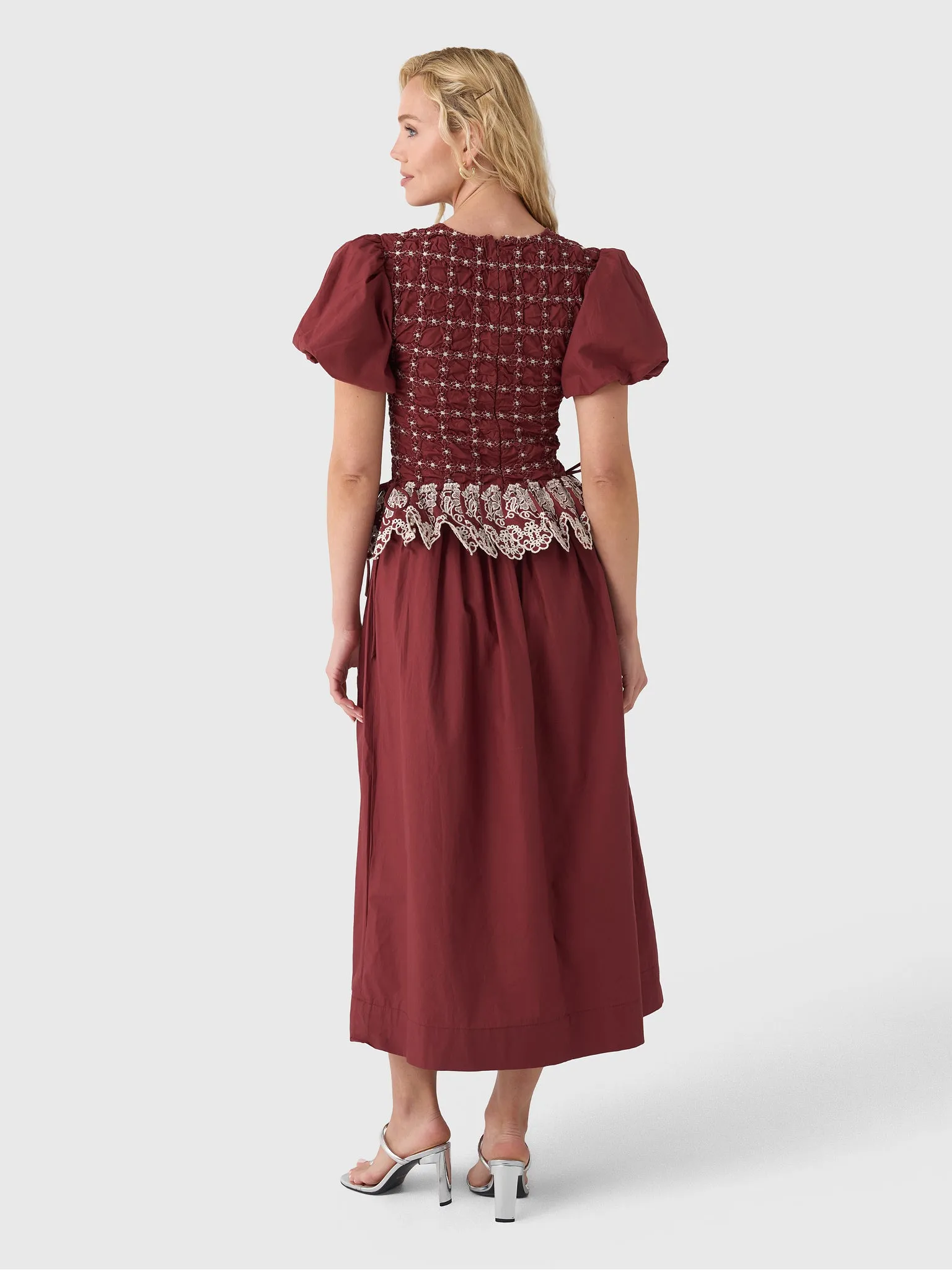 Damson Madder Women's Audrey Midi Dress sold by Saint Bernard product image thumbnail 3