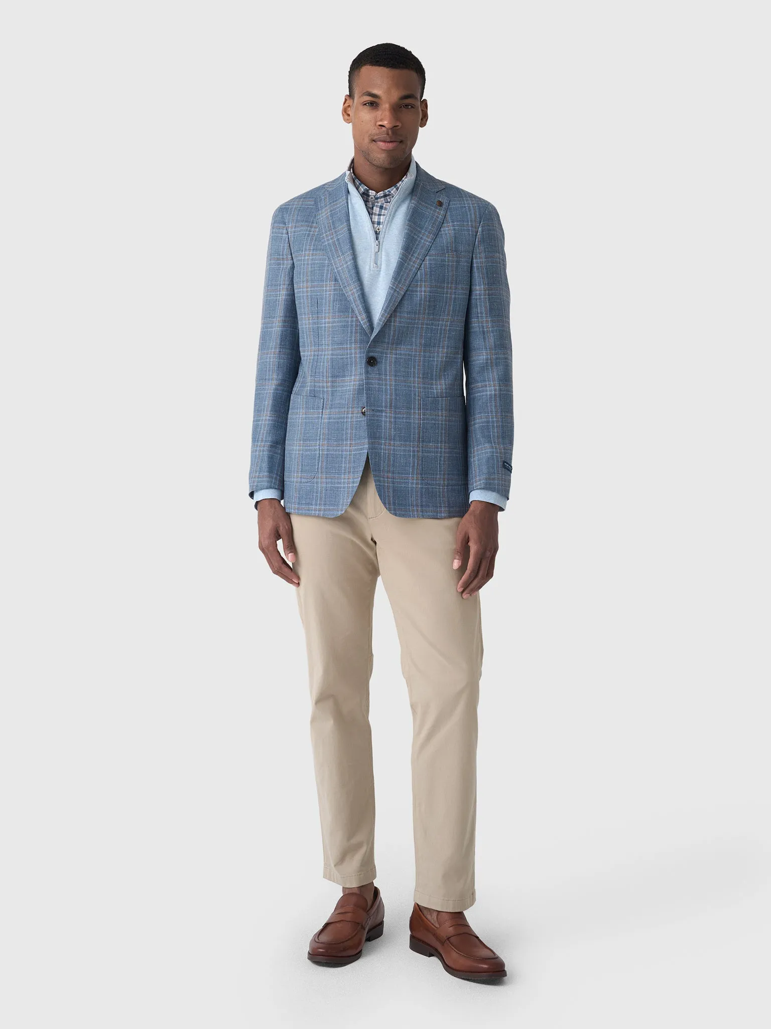 Peter Millar Crown Crafted Men's Hertford Plaid Soft Jacket sold by Saint Bernard product image thumbnail 2