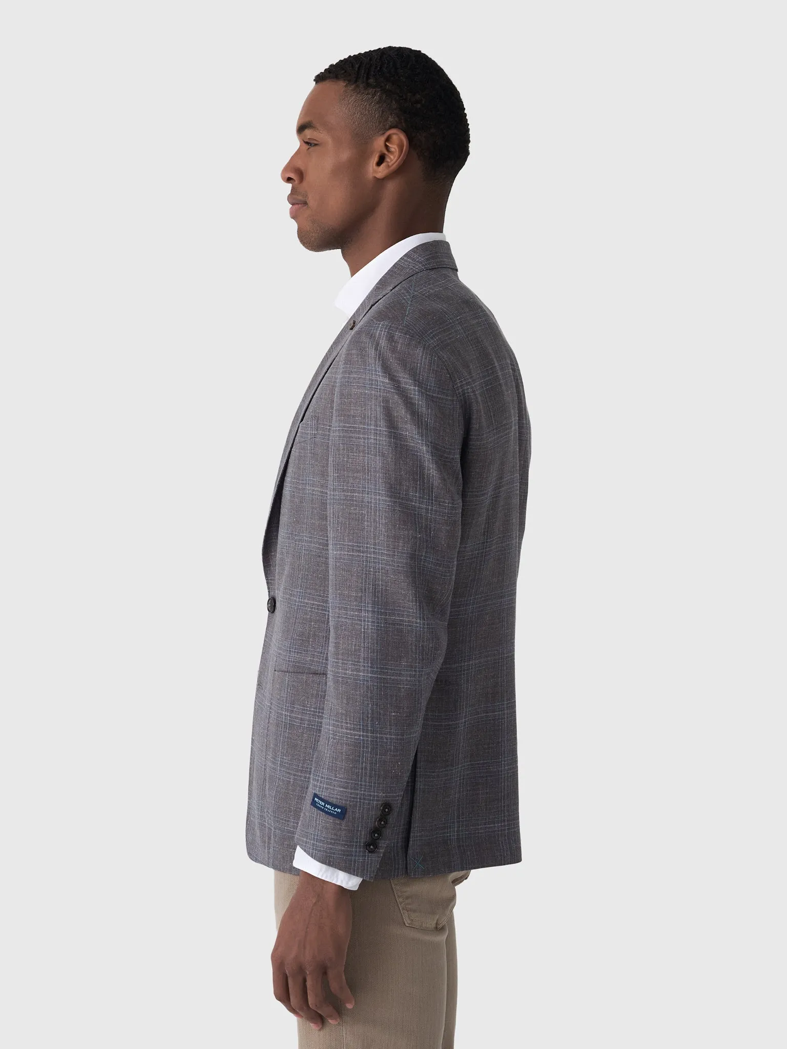 Peter Millar Crown Crafted Men's Pearce Plaid Soft Jacket sold by Saint Bernard product image thumbnail 3