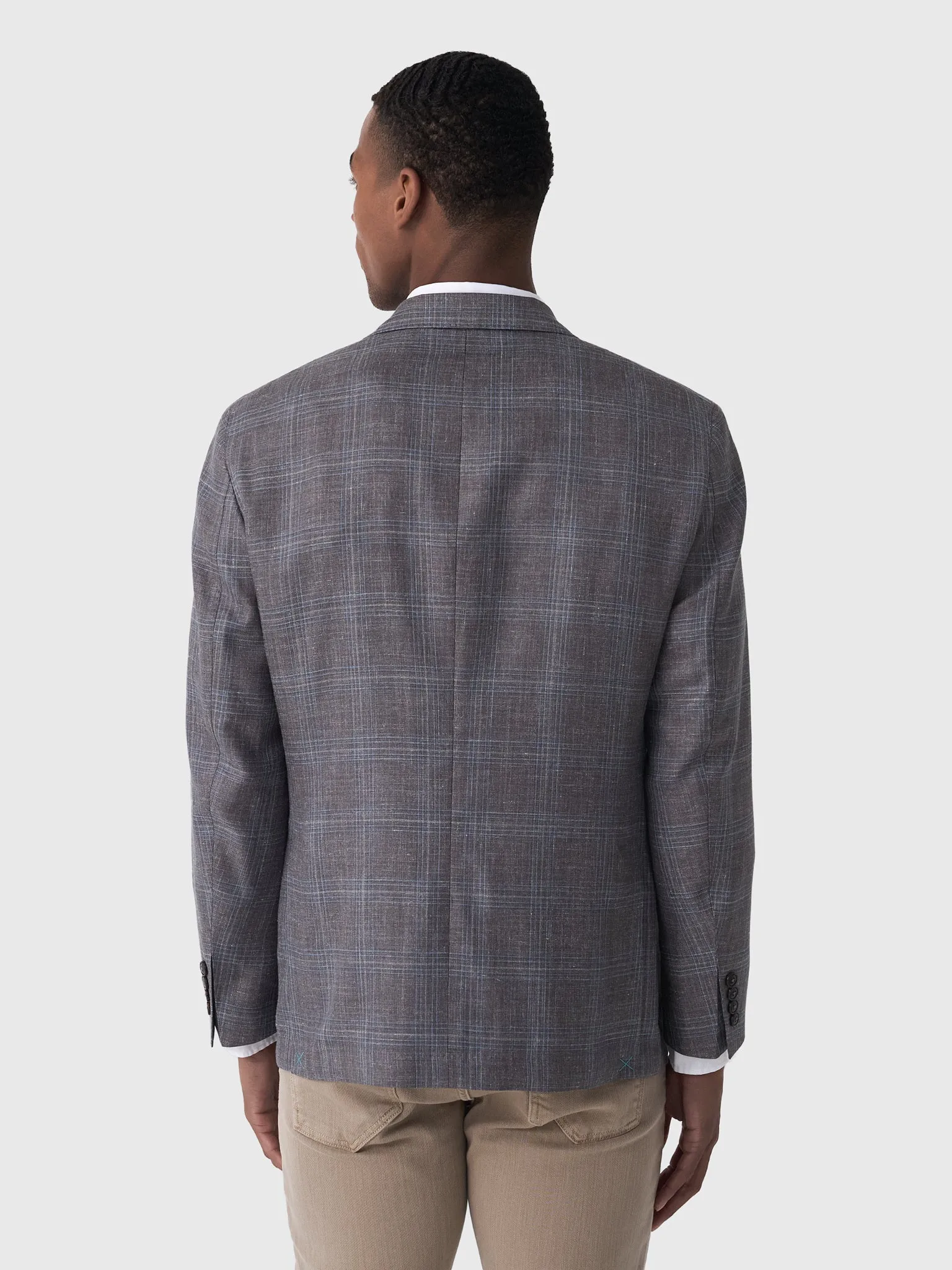 Peter Millar Crown Crafted Men's Pearce Plaid Soft Jacket sold by Saint Bernard product image thumbnail 4