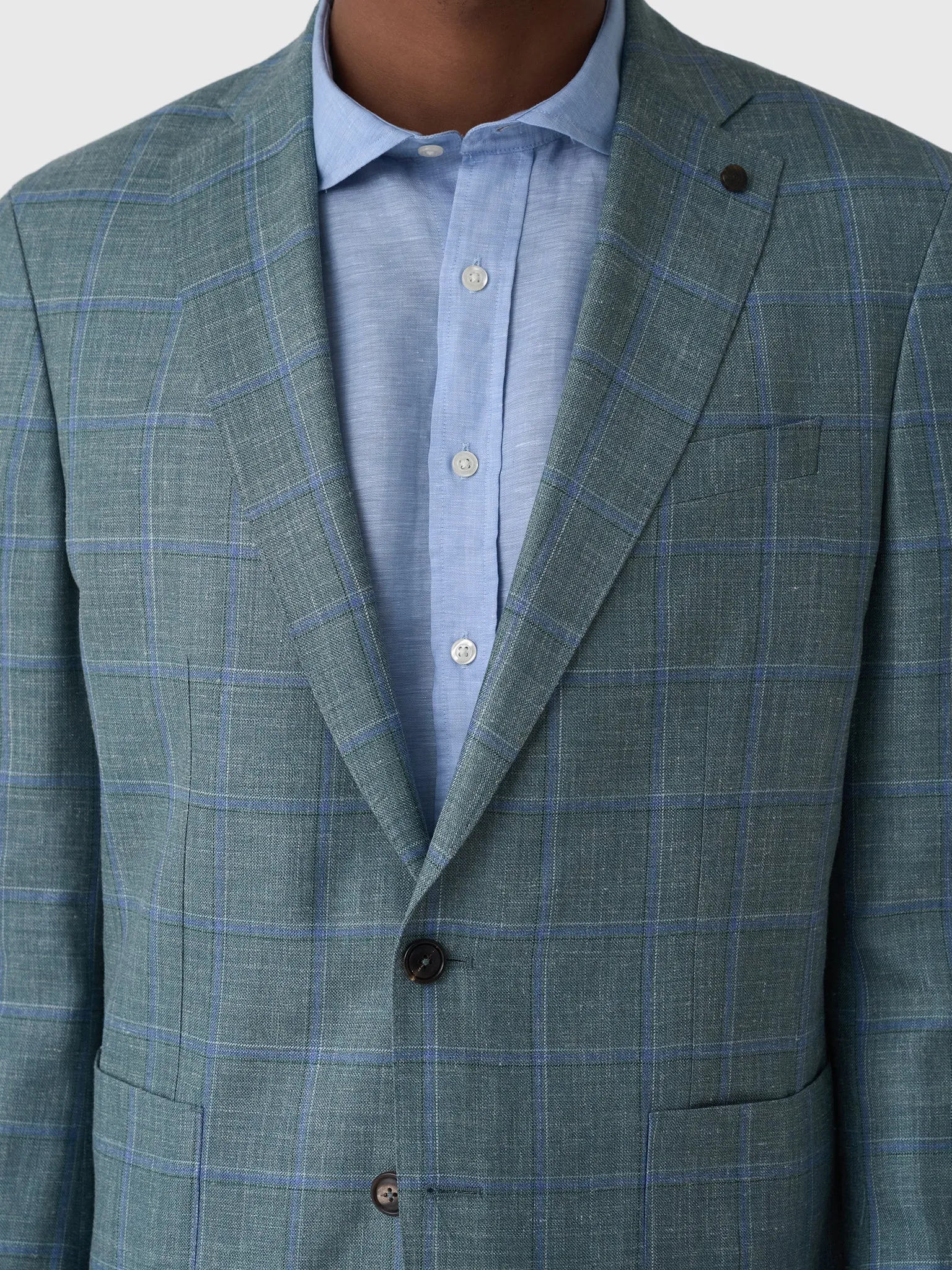 Peter Millar Crown Crafted Men's Salisbury Windowpane Soft Jacket sold by Saint Bernard product image thumbnail 5