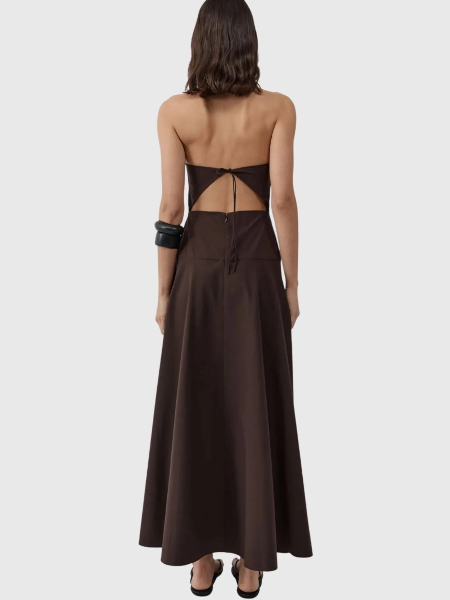 St. Agni Women's Strapless Rouleau Dress sold by Saint Bernard product image thumbnail 2