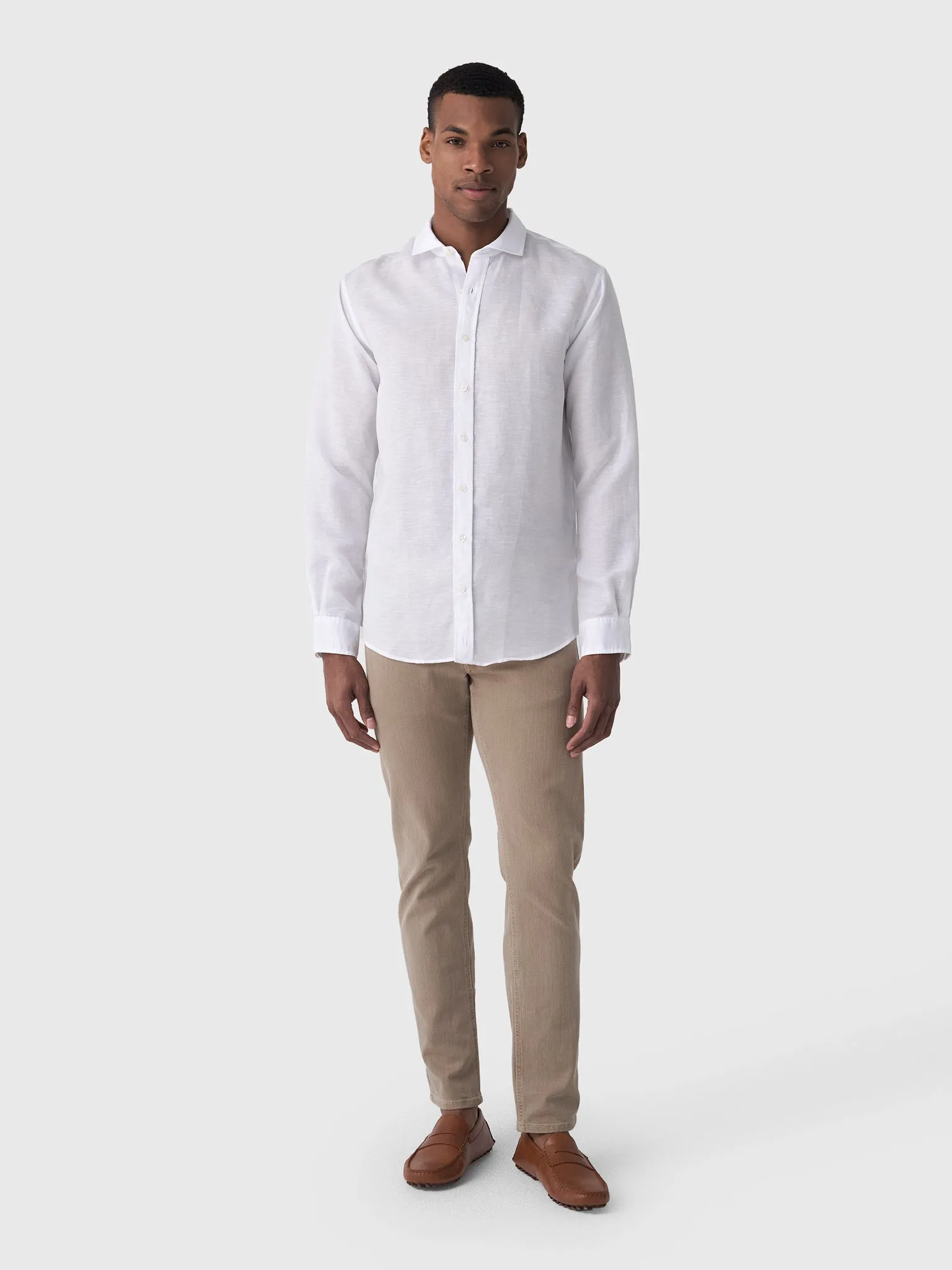 Johnnie-O Men's McCarthy Linen Button-Down Shirt sold by Saint Bernard product image thumbnail 2