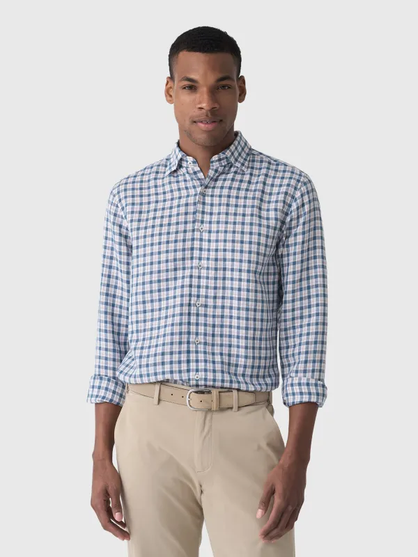 Johnnie-O Men's Tad Top Shelf Linen Button-Down Shirt sold by Saint Bernard