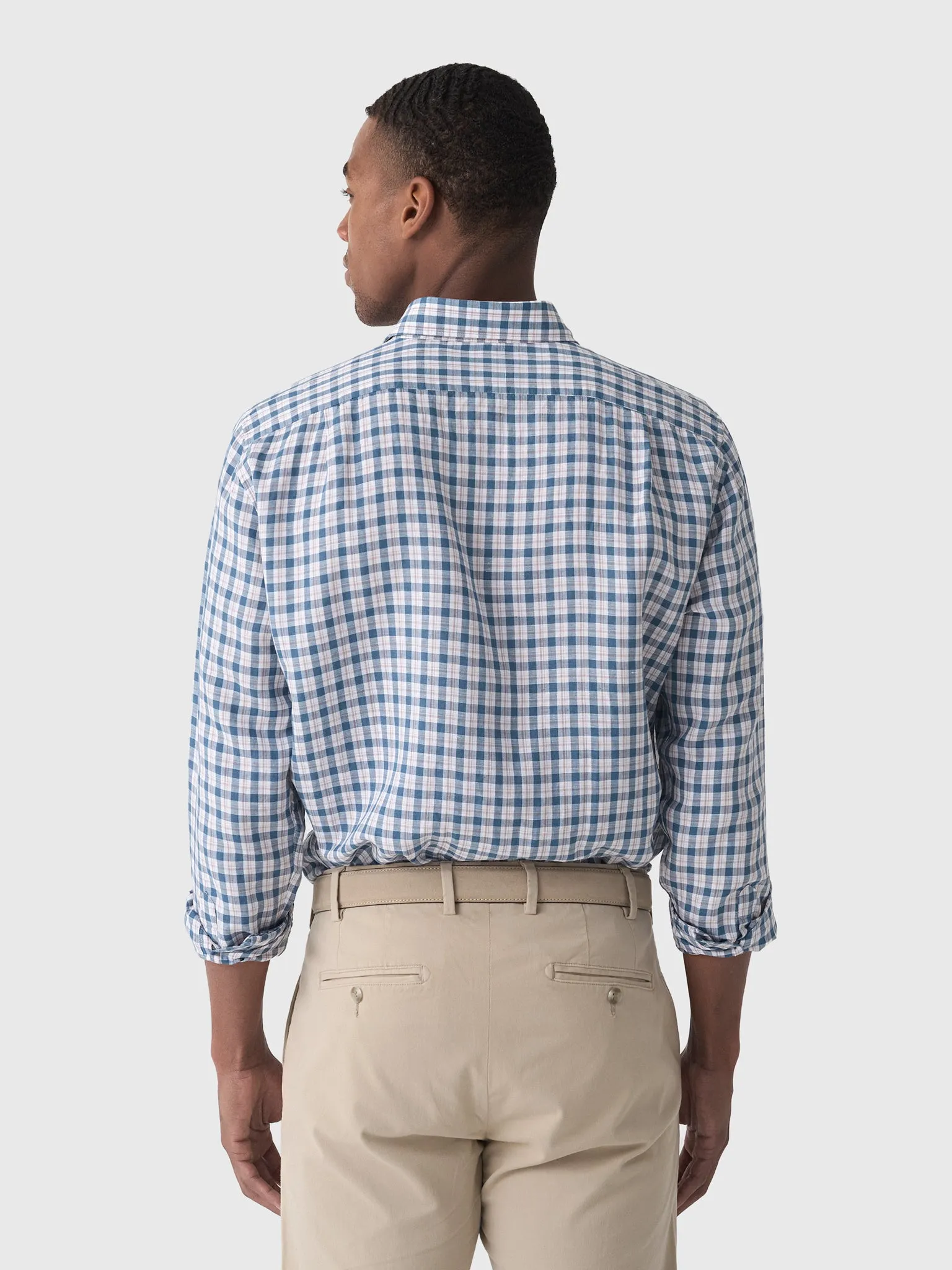 Johnnie-O Men's Tad Top Shelf Linen Button-Down Shirt sold by Saint Bernard product image thumbnail 4