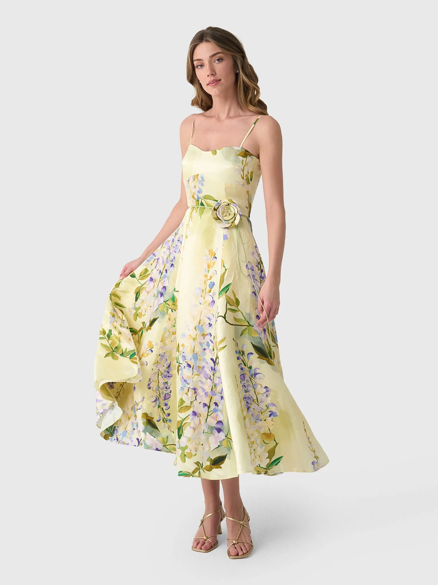 Leo Lin Women's Mariela Midi Dress sold by Saint Bernard