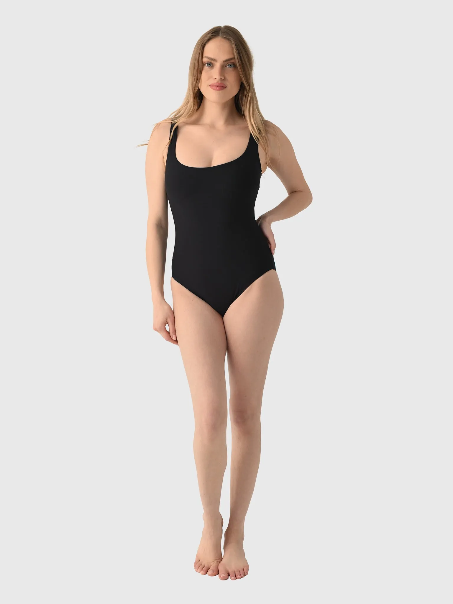 Stylest Women's DreamSculpt Square Neck One-Piece Swimsuit sold by Saint Bernard product image thumbnail 4
