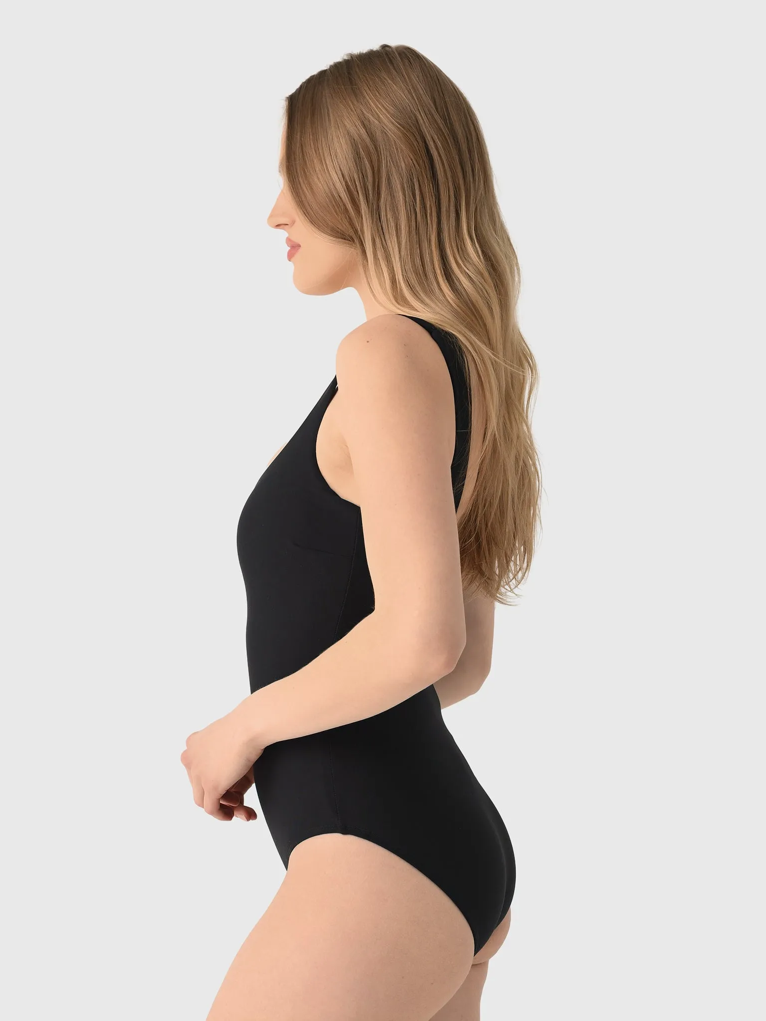 Stylest Women's DreamSculpt Square Neck One-Piece Swimsuit sold by Saint Bernard product image thumbnail 5
