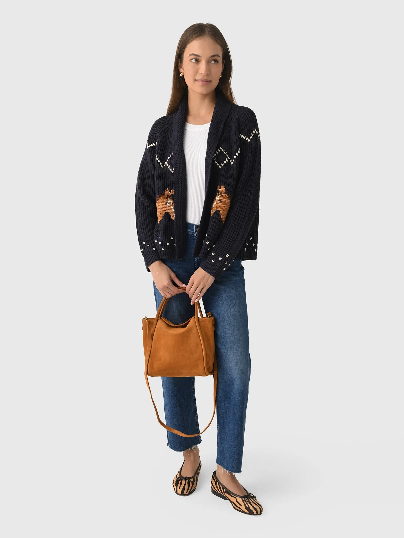 The Great Women's The Horse Lodge Cardigan sold by Saint Bernard product image thumbnail 2