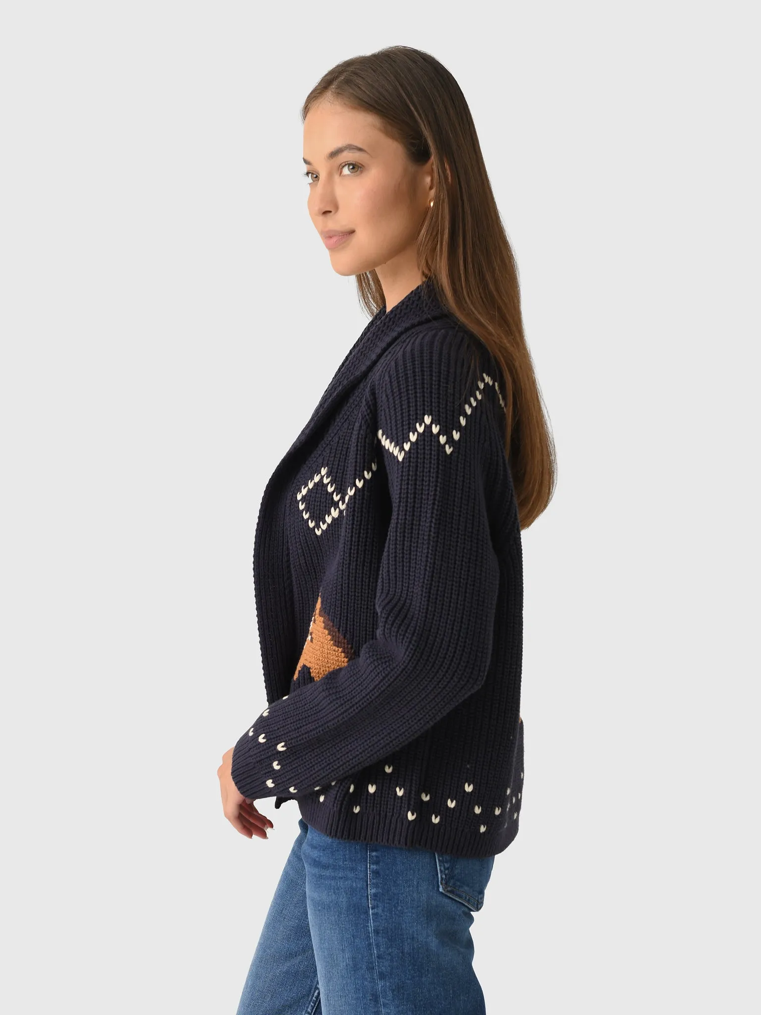 The Great Women's The Horse Lodge Cardigan sold by Saint Bernard product image thumbnail 3