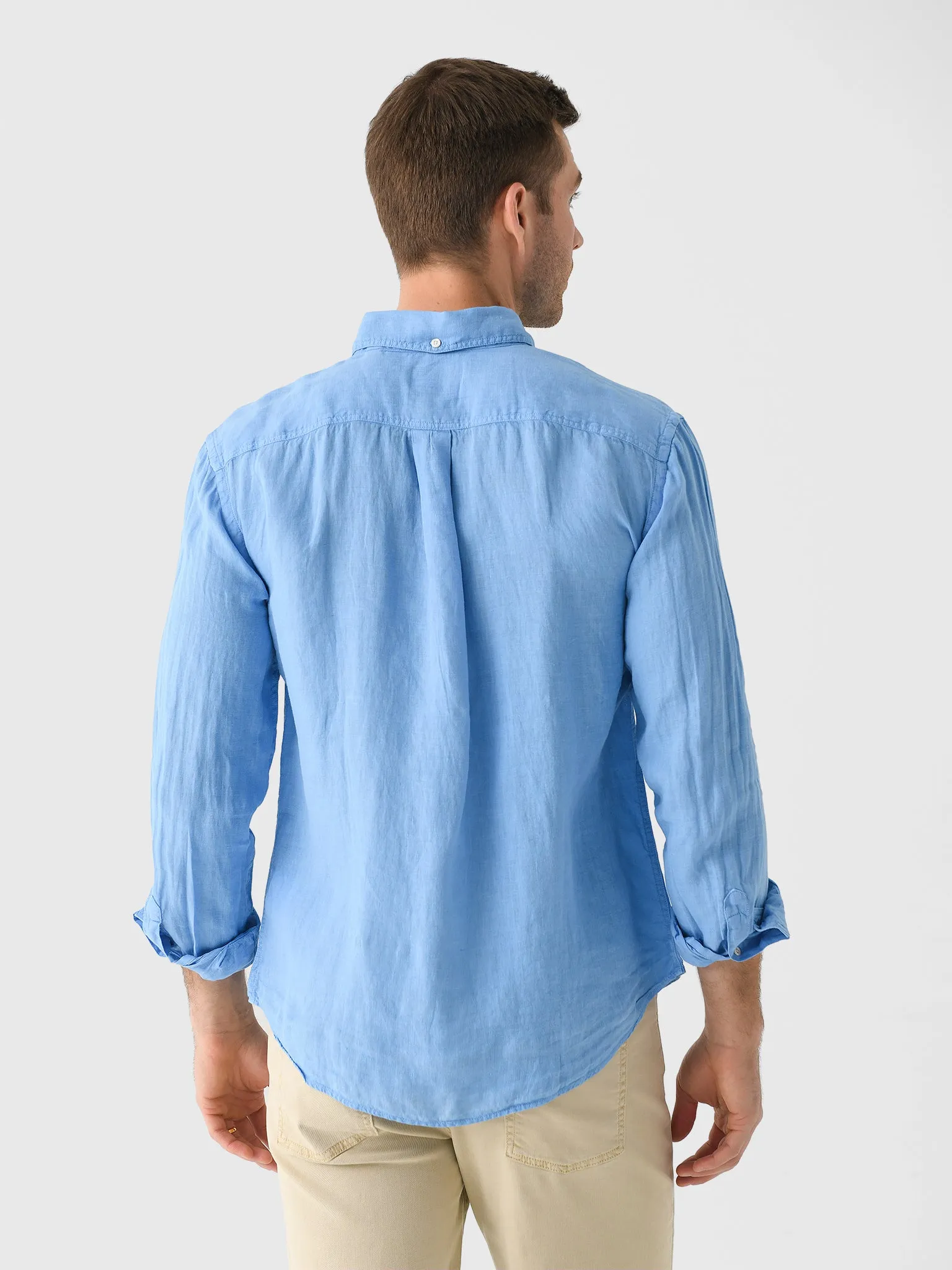 Billy Reid Men's Tuscumbia Linen Shirt sold by Saint Bernard product image thumbnail 4