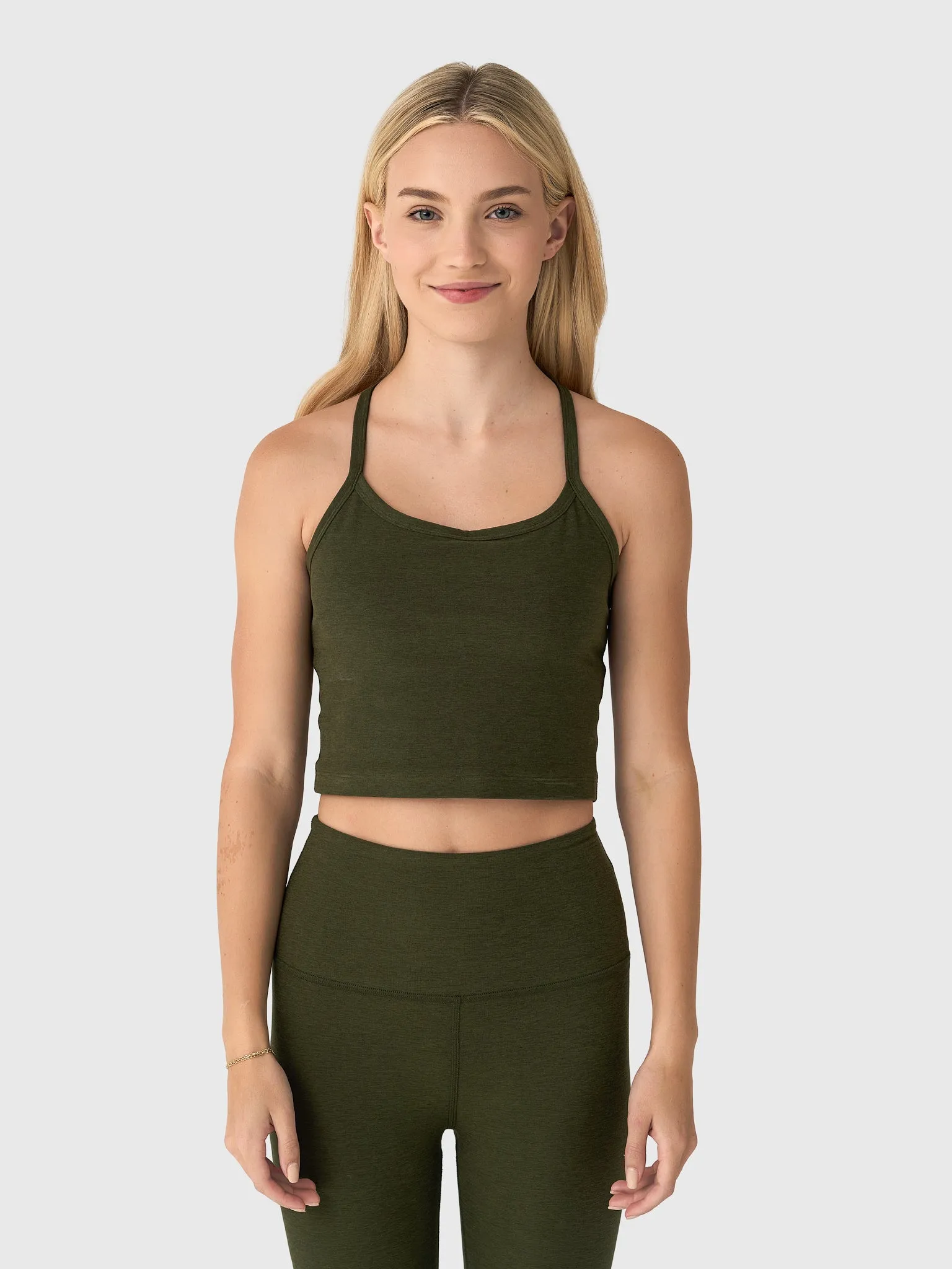 Beyond Yoga Women's Spacedye Slim Racerback Cropped Tank sold by Saint Bernard product image thumbnail 4