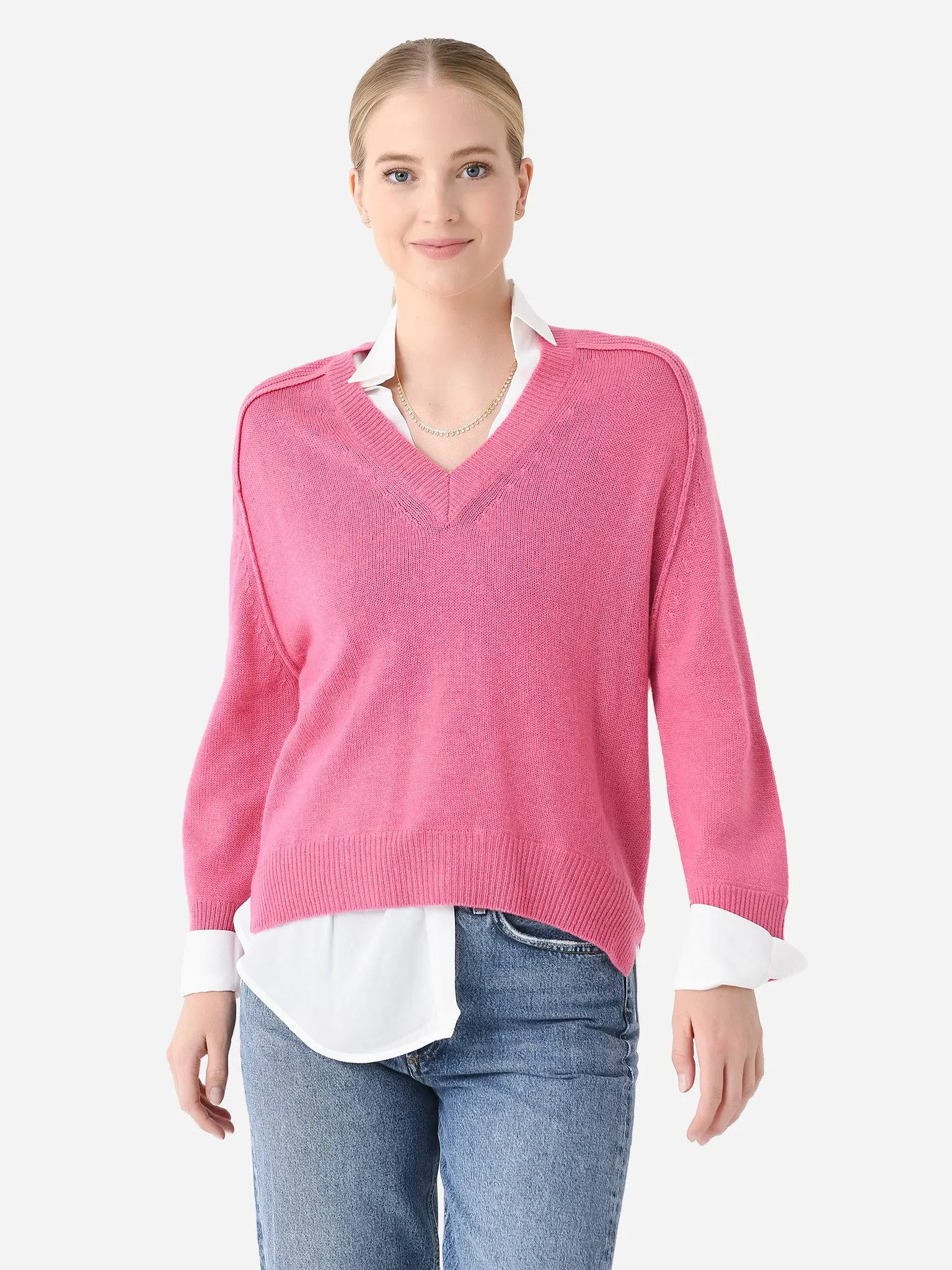 Brochu Walker Women's The Looker Layered V-Neck sold by Saint Bernard product image thumbnail 5