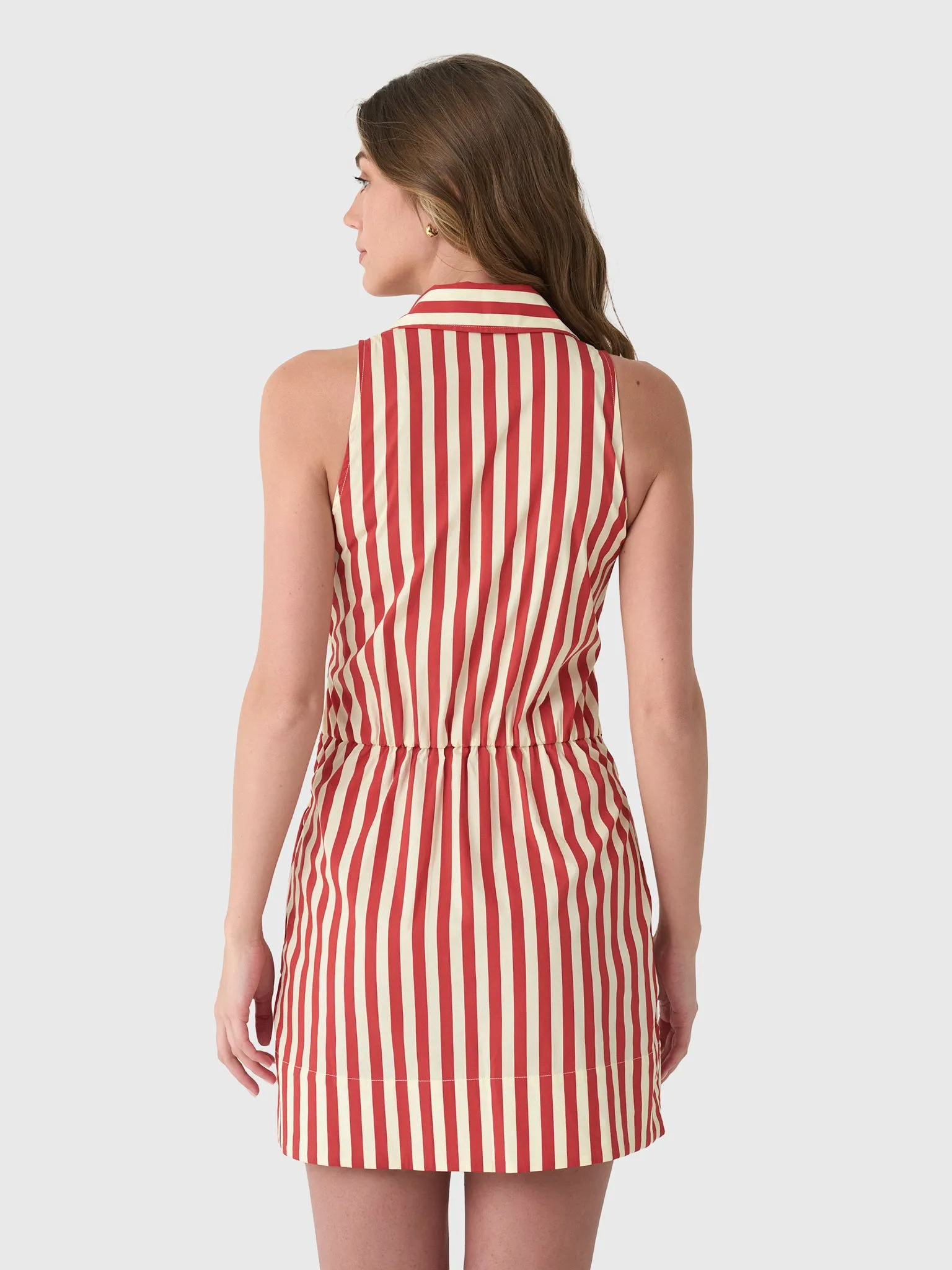 Simon Miller Women's Inna Sleeveless Poplin Mini Dress sold by Saint Bernard product image thumbnail 4