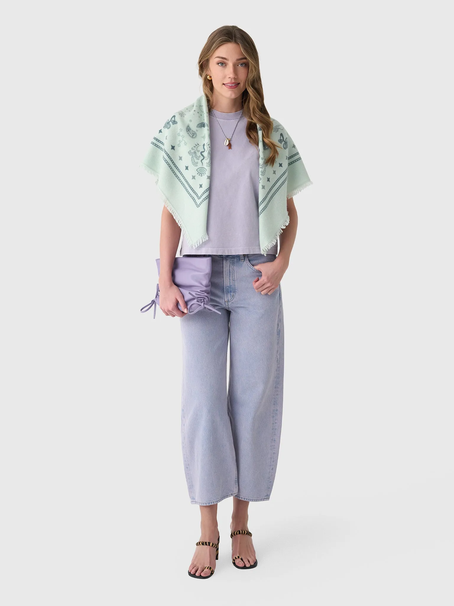 Agolde Women's Long Line Bryce Cap Sleeve Tee sold by Saint Bernard product image thumbnail 2