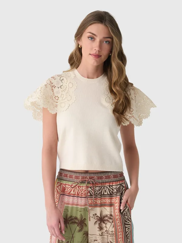 SEA Women's Sofia Combo Sweater sold by Saint Bernard