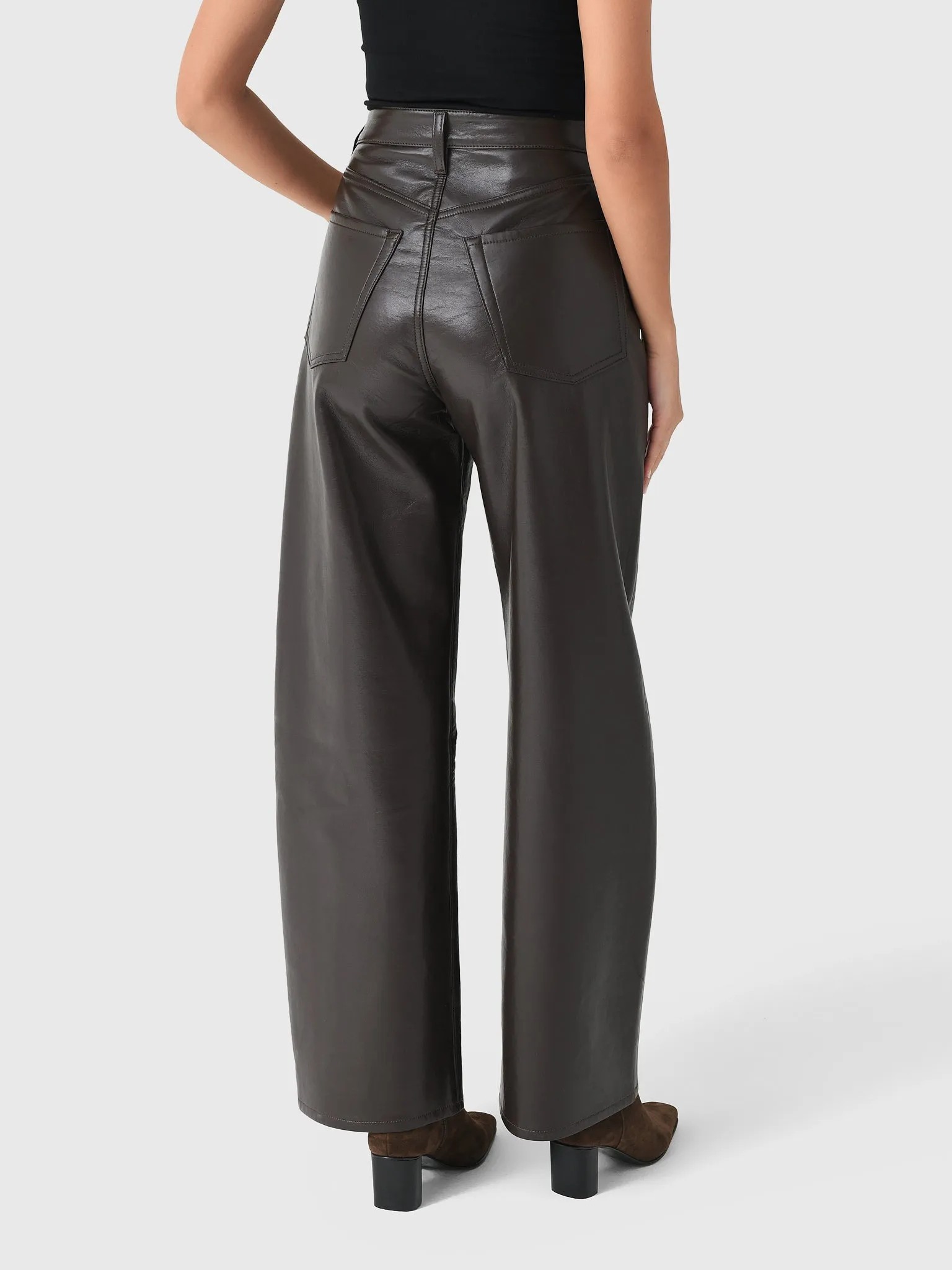 Citizens Of Humanity Women's Ayla Baggy Leather Pant sold by Saint Bernard product image thumbnail 3