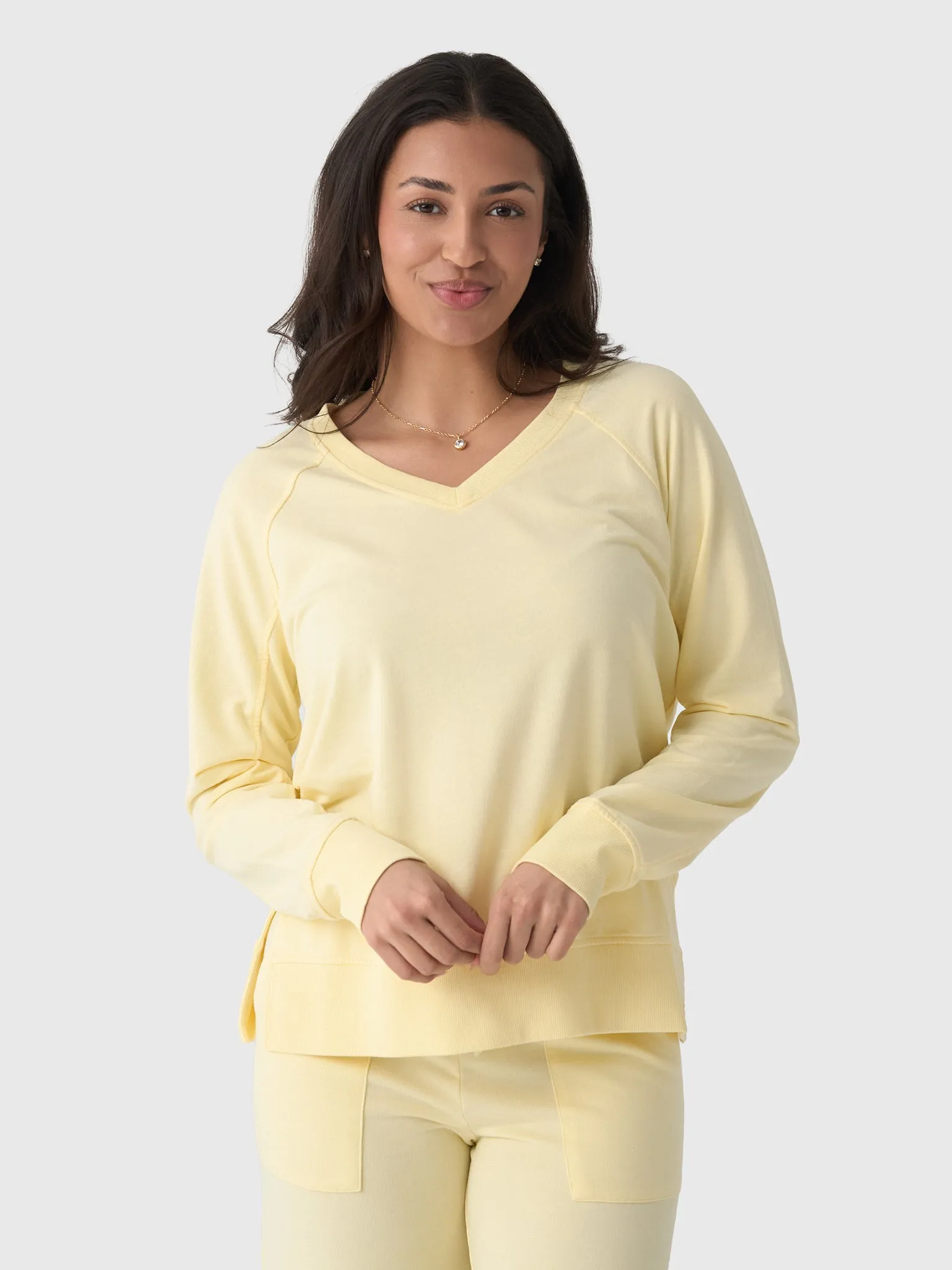 Z Supply Women's Weekender V-Neck Sweatshirt sold by Saint Bernard