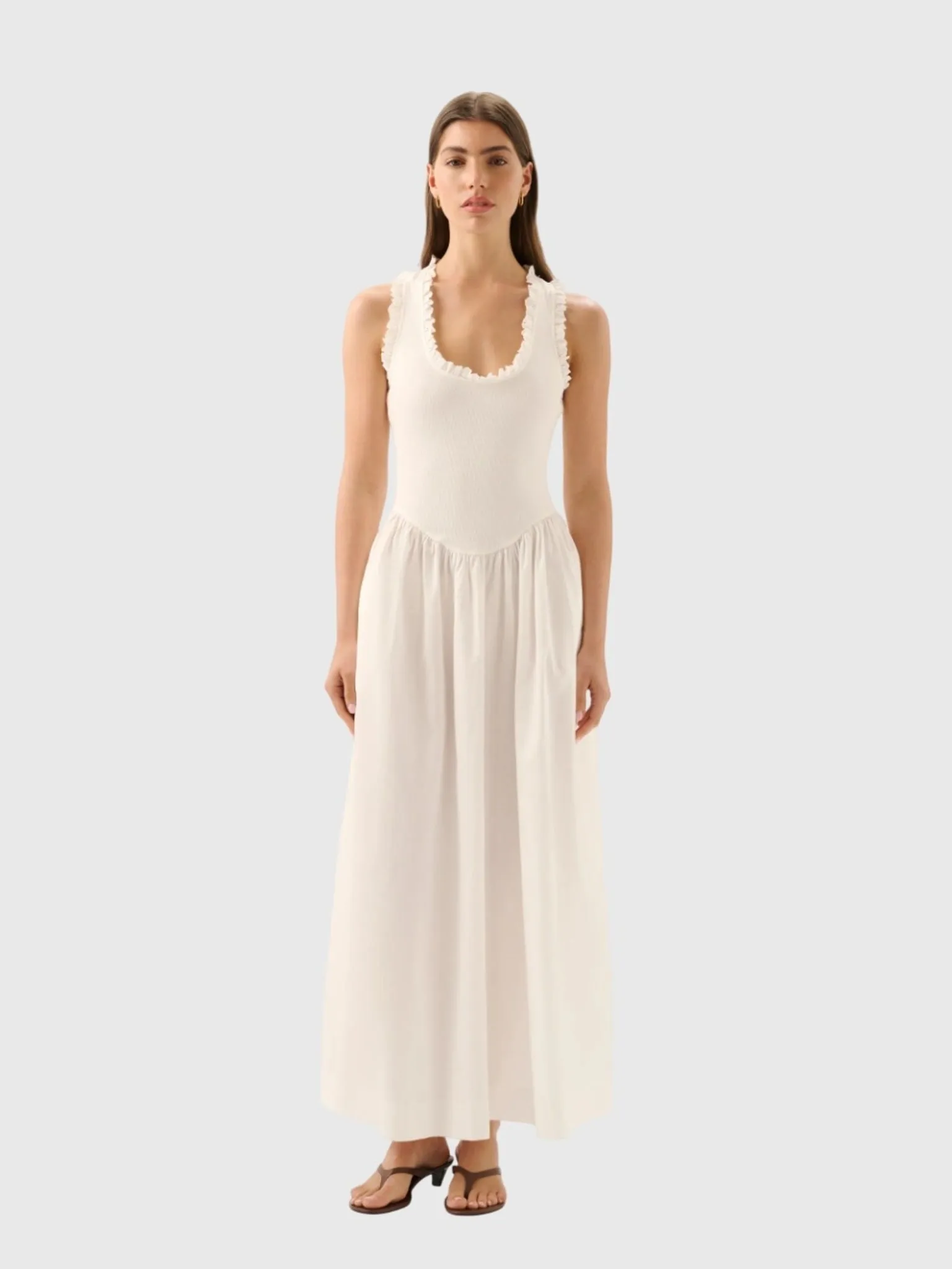 Roame Women's Lucy Rib Maxi Dress sold by Saint Bernard product image thumbnail 5