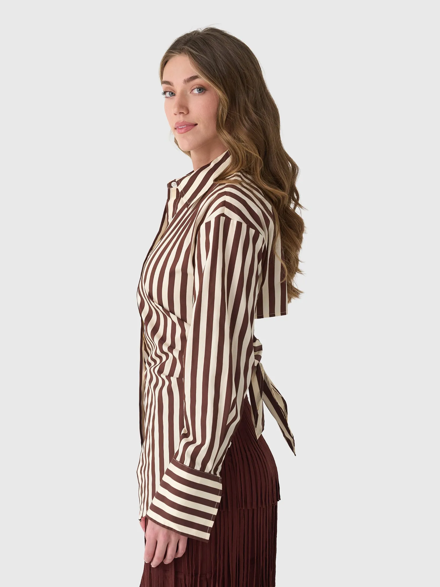 Simon Miller Women's Loch Poplin Button-Down Shirt sold by Saint Bernard product image thumbnail 3