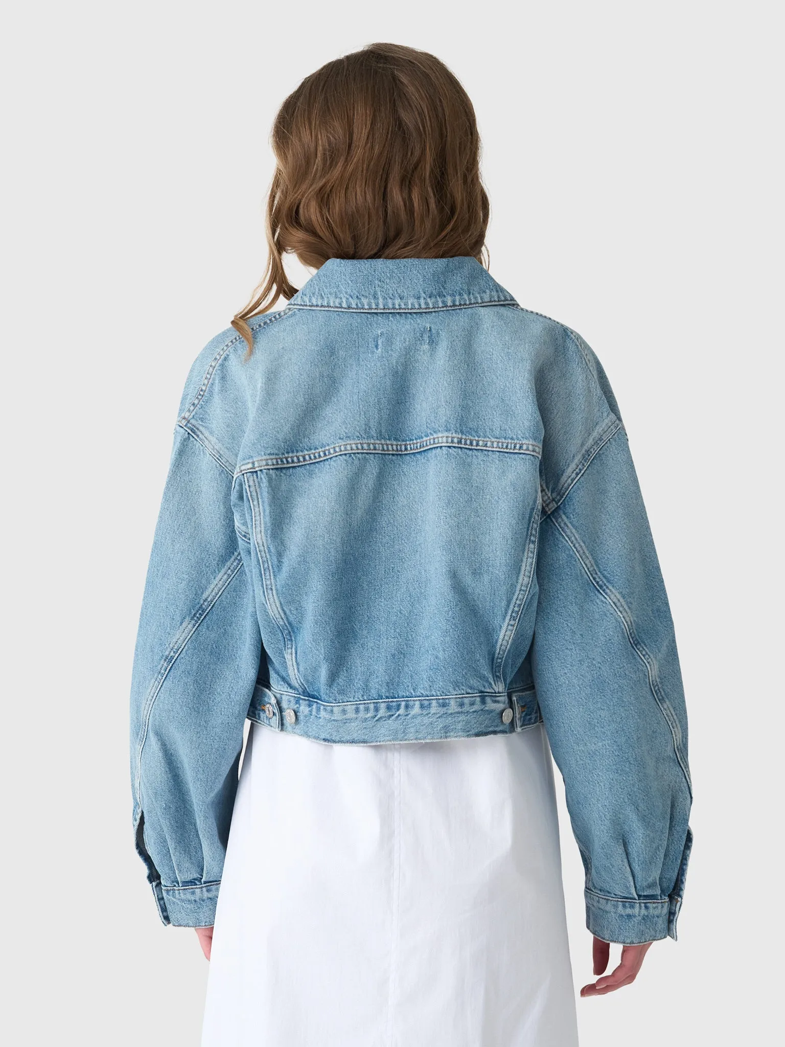 Agolde Women's Palmer Denim Jacket sold by Saint Bernard product image thumbnail 4