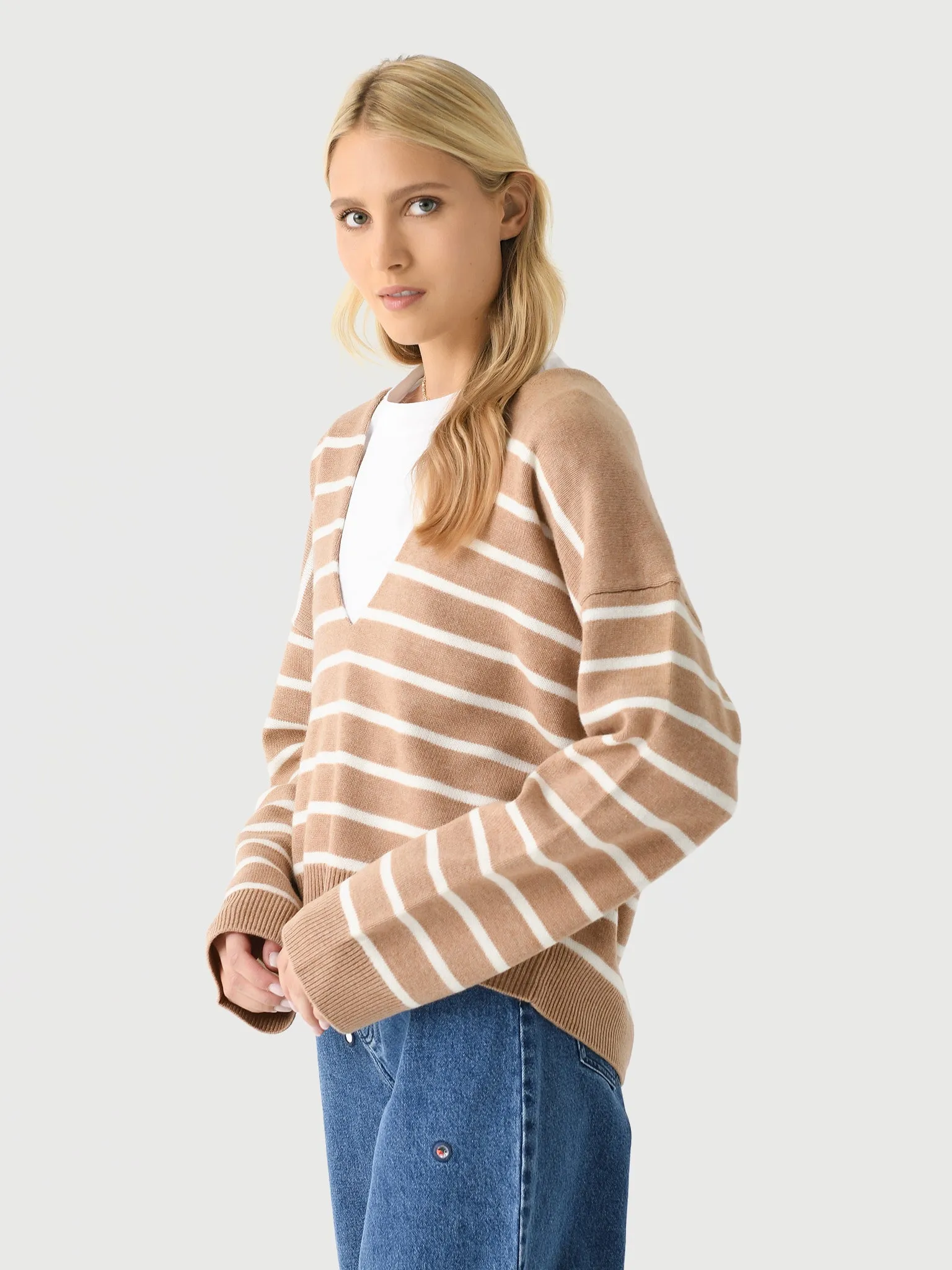 Solid + Striped Women's The Lowell Sweater sold by Saint Bernard product image thumbnail 3
