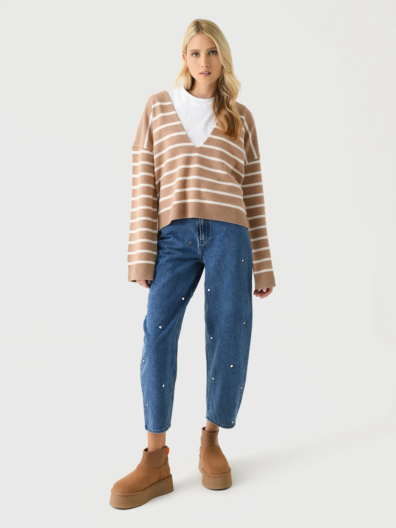 Solid + Striped Women's The Lowell Sweater sold by Saint Bernard product image thumbnail 2