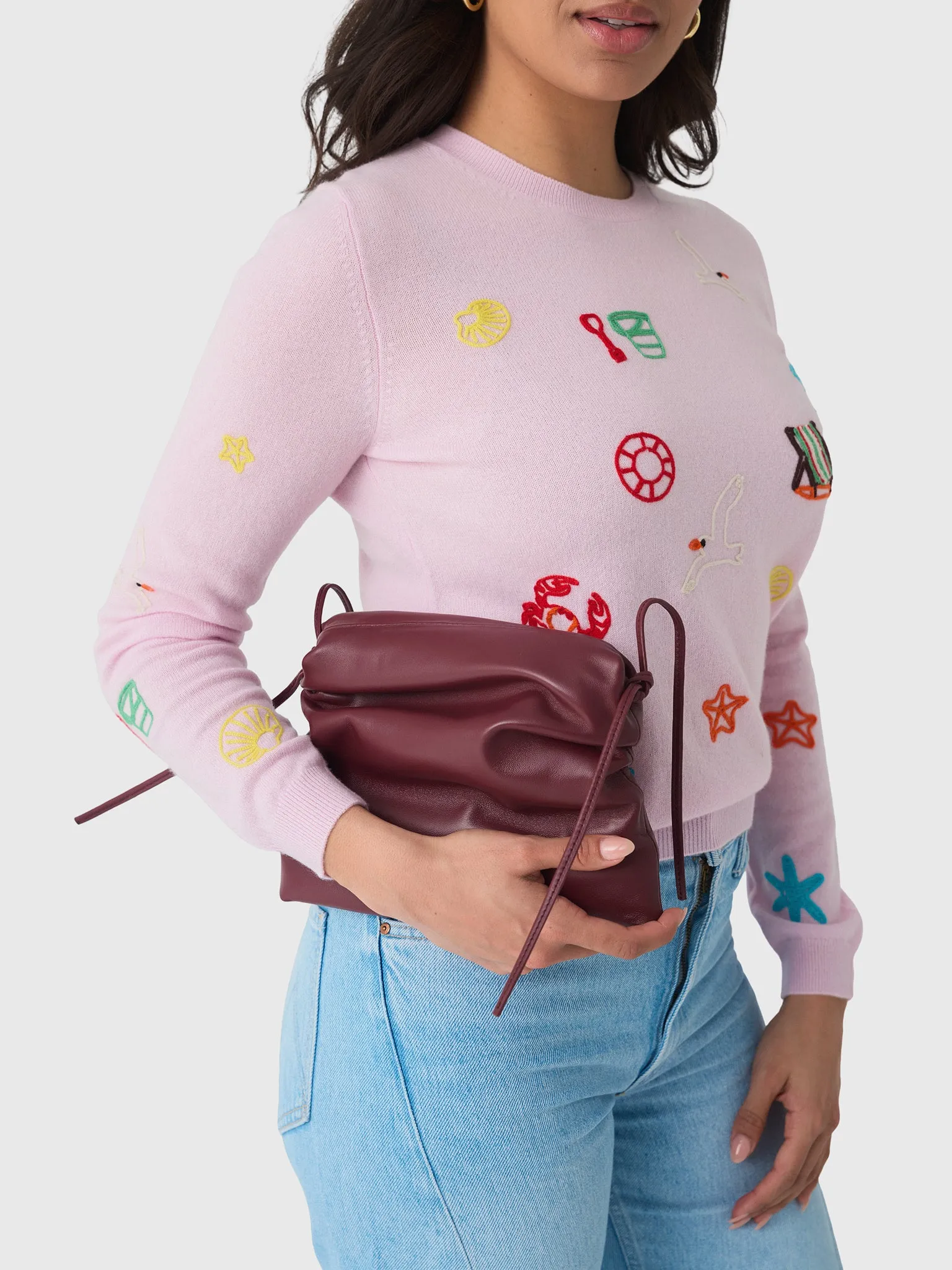 Studio Amelia Ruched Clutch sold by Saint Bernard product image thumbnail 5