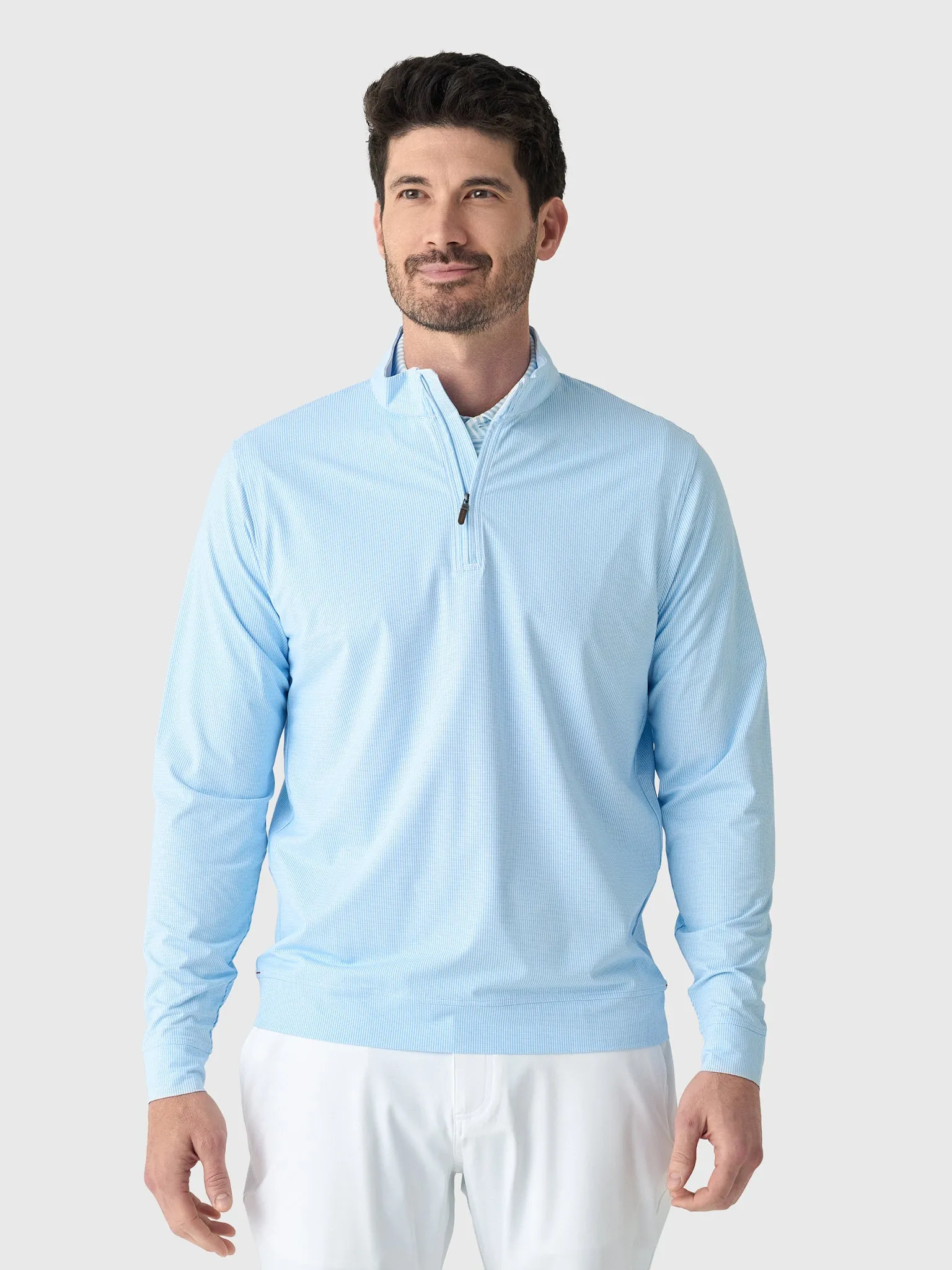 Sun Day Red Men's Magnolia Quarter-Zip sold by Saint Bernard