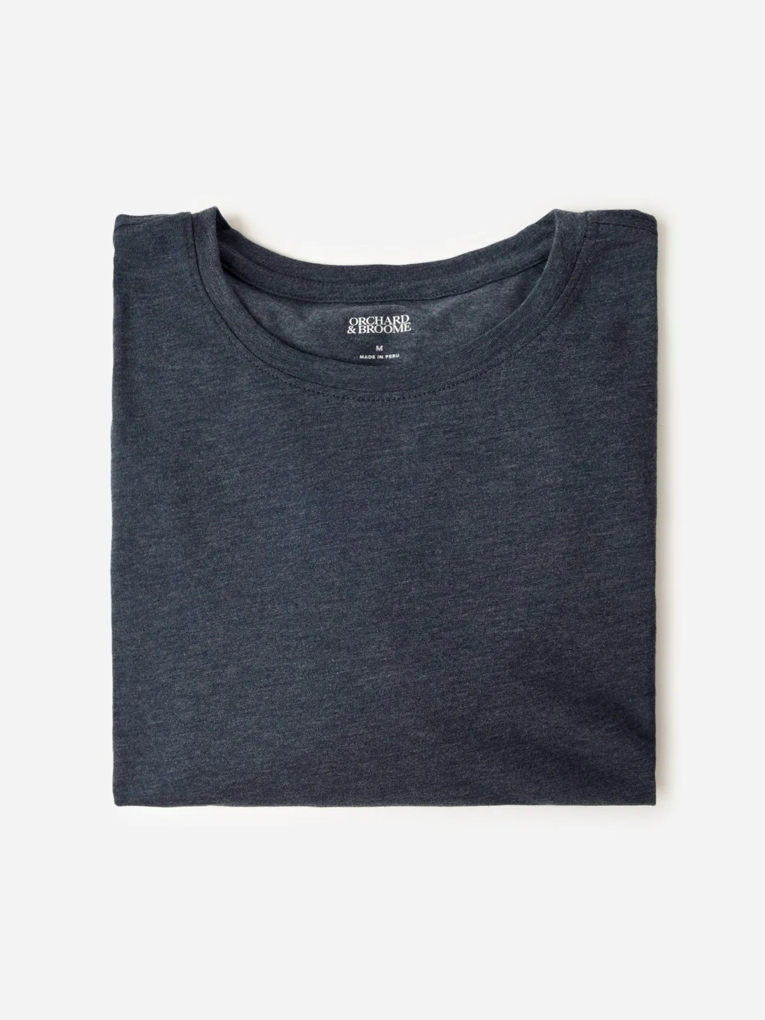 Orchard + Broome Men's Broome Heather Cotton Tee sold by Saint Bernard product image thumbnail 2