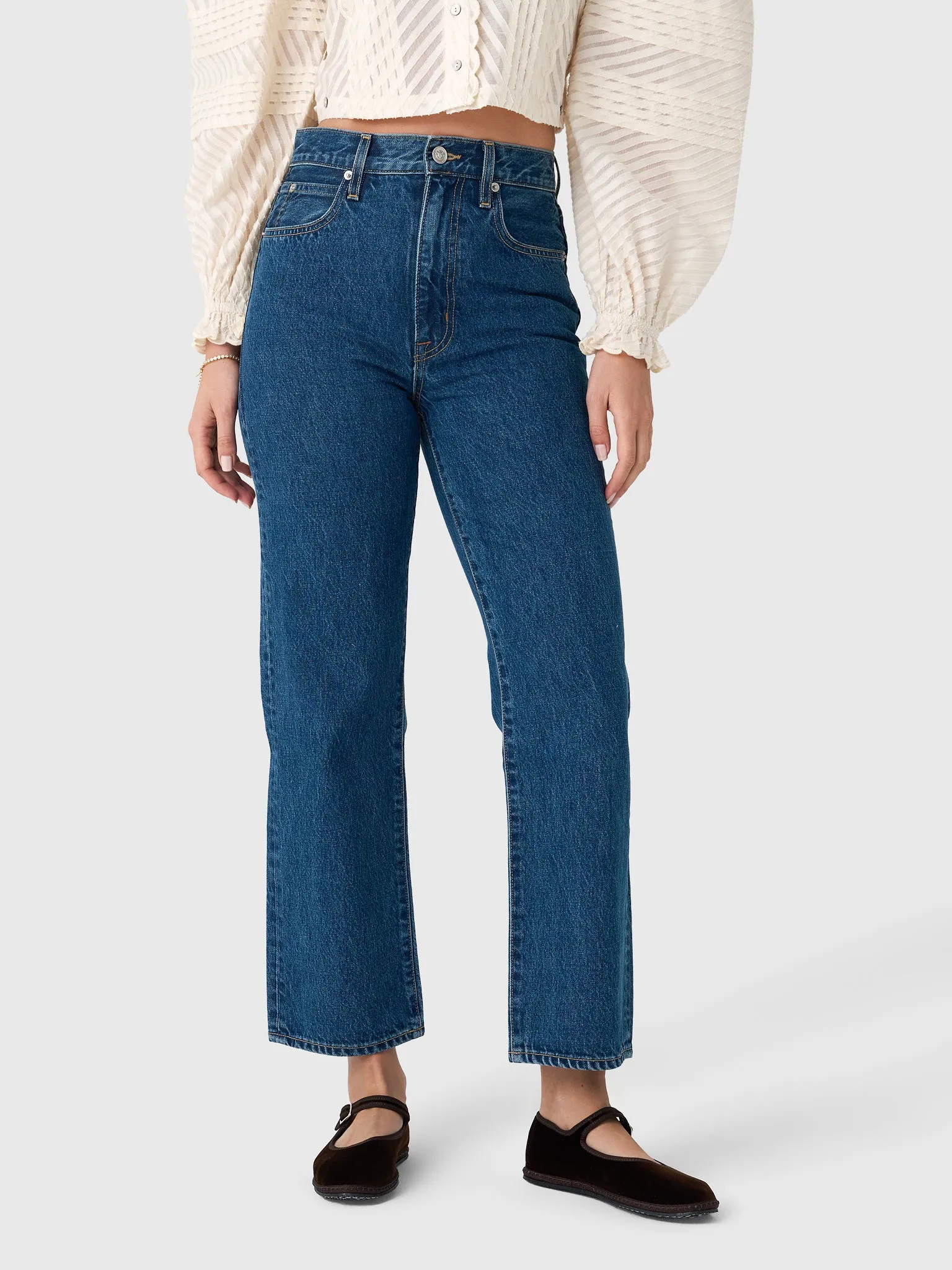 SLVRLAKE Women's London Crop Jean sold by Saint Bernard product image thumbnail 2