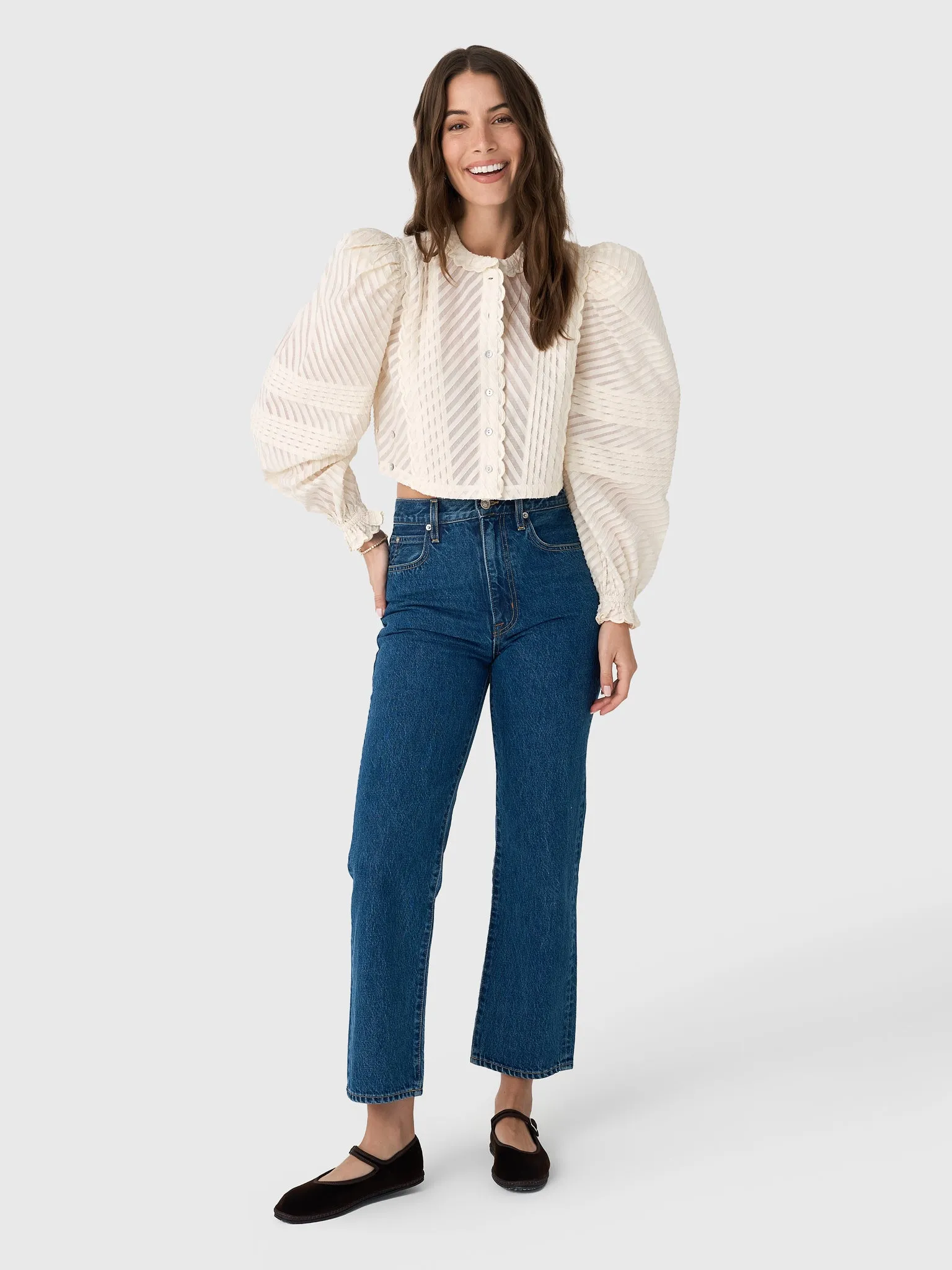 SLVRLAKE Women's London Crop Jean sold by Saint Bernard product image thumbnail 4