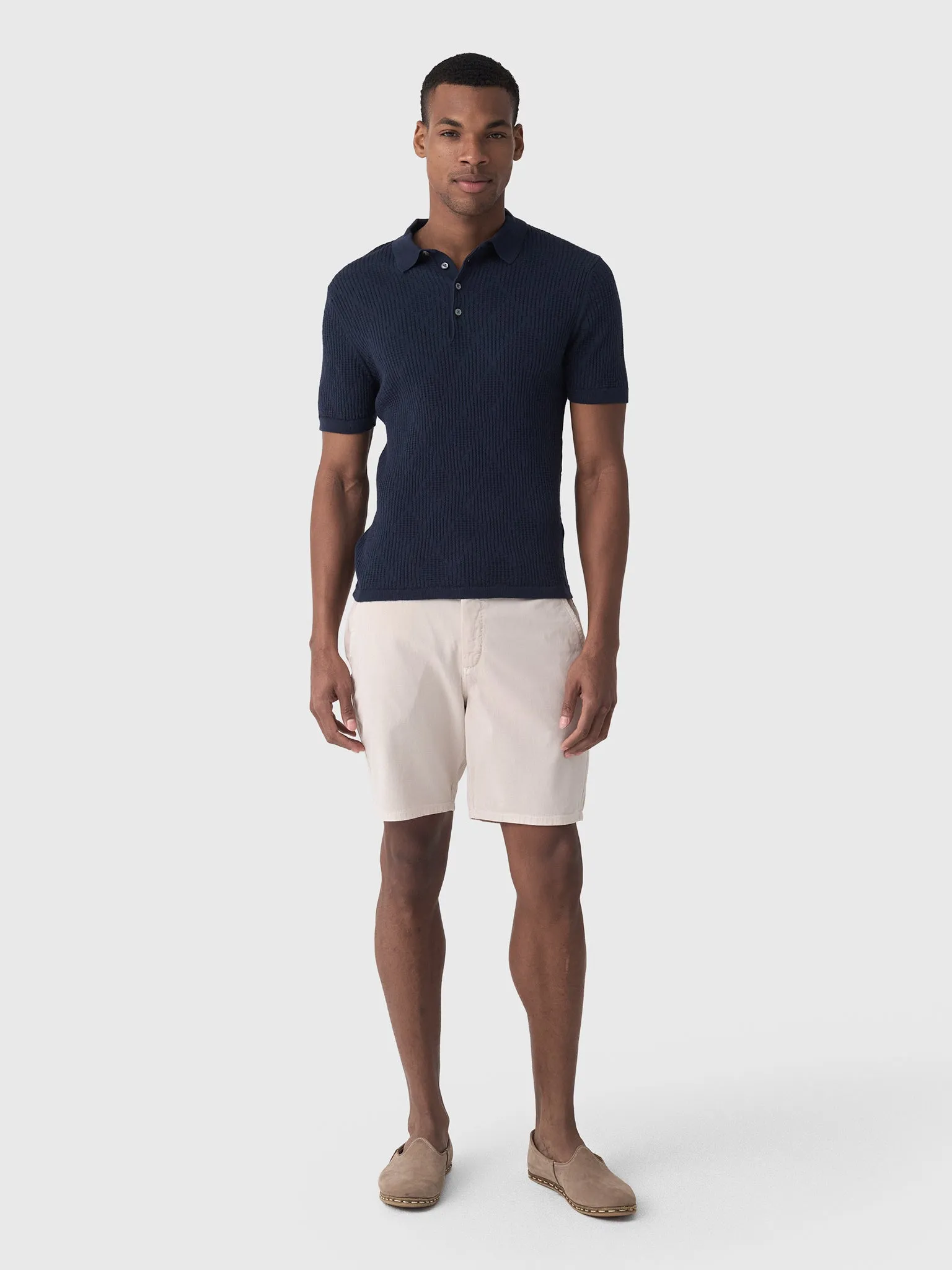 Billy Reid Men's Diamond Sweater Polo sold by Saint Bernard product image thumbnail 2