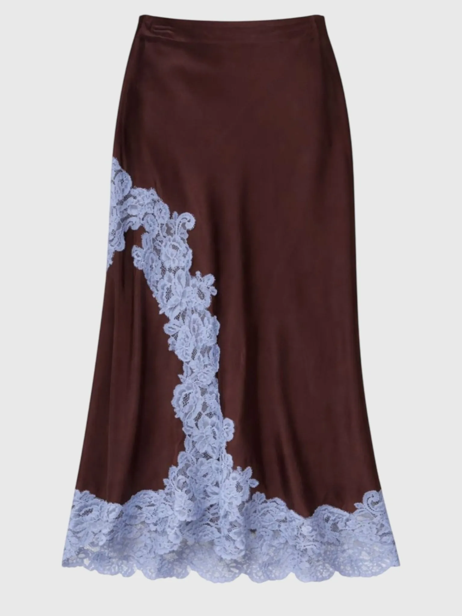 ALC Women's Olivia Satin & Lace Midi Skirt sold by Saint Bernard