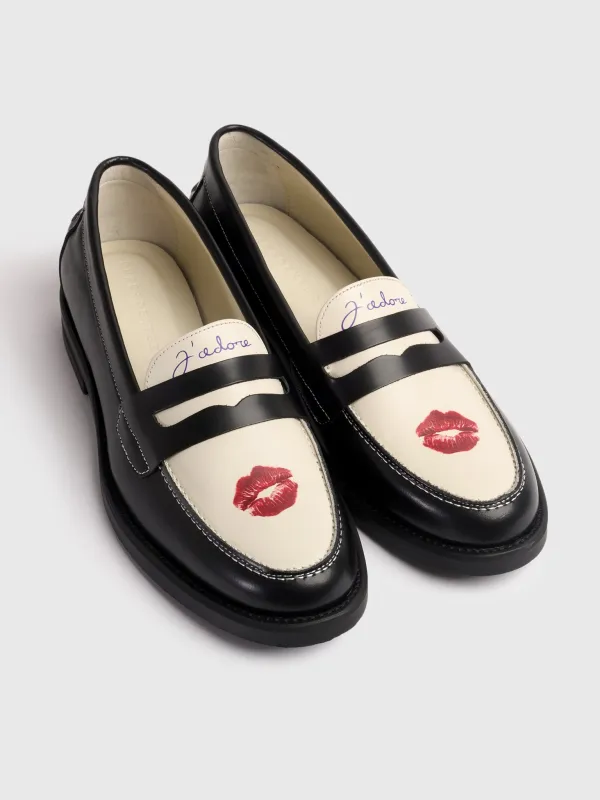Duke & Dexter Women's Wilde Kiss Penny Loafer sold by Saint Bernard
