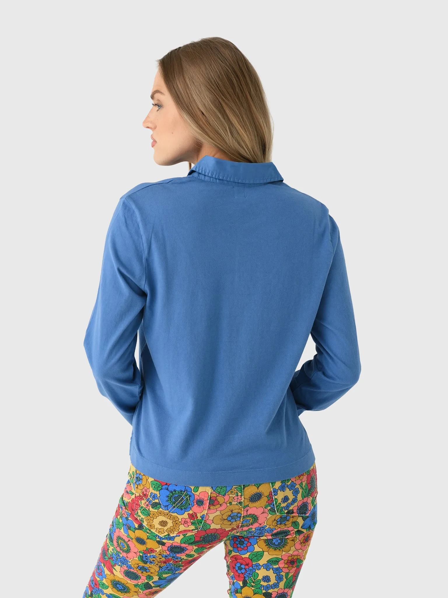 Leset Women's Margo Long Sleeve Polo sold by Saint Bernard product image thumbnail 3