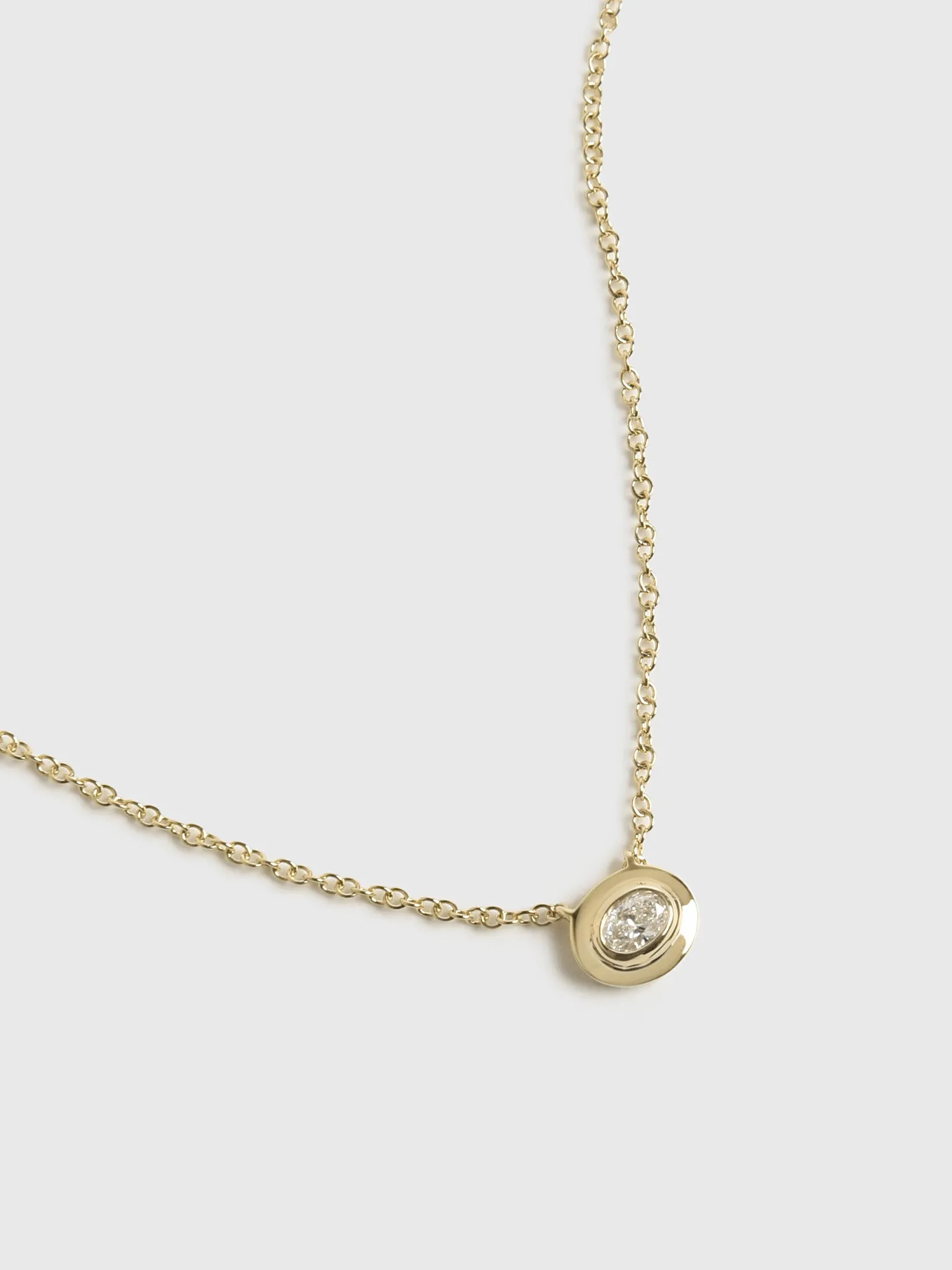 EF Collection Oval Diamond Necklace sold by Saint Bernard