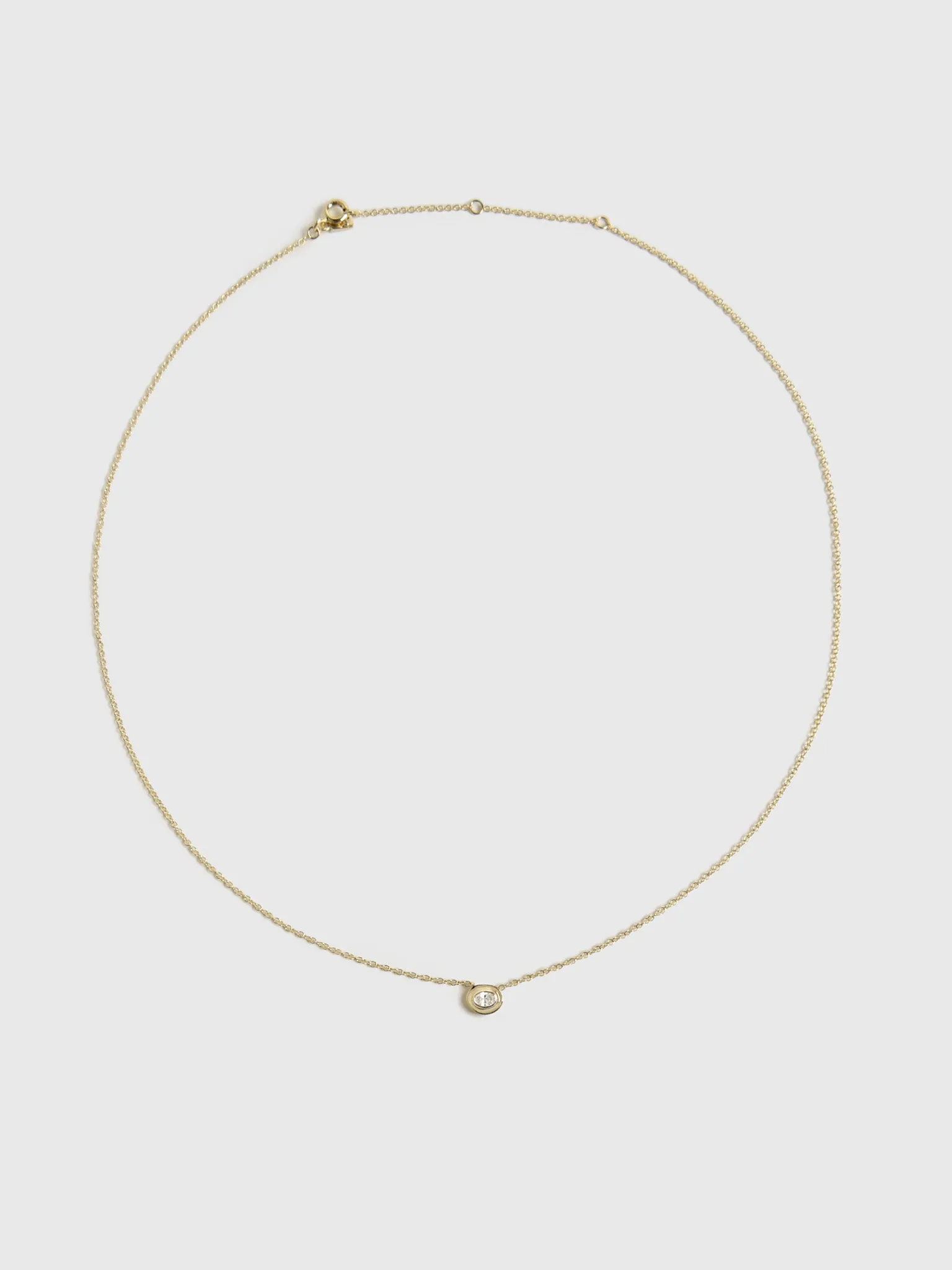 EF Collection Oval Diamond Necklace sold by Saint Bernard product image thumbnail 2