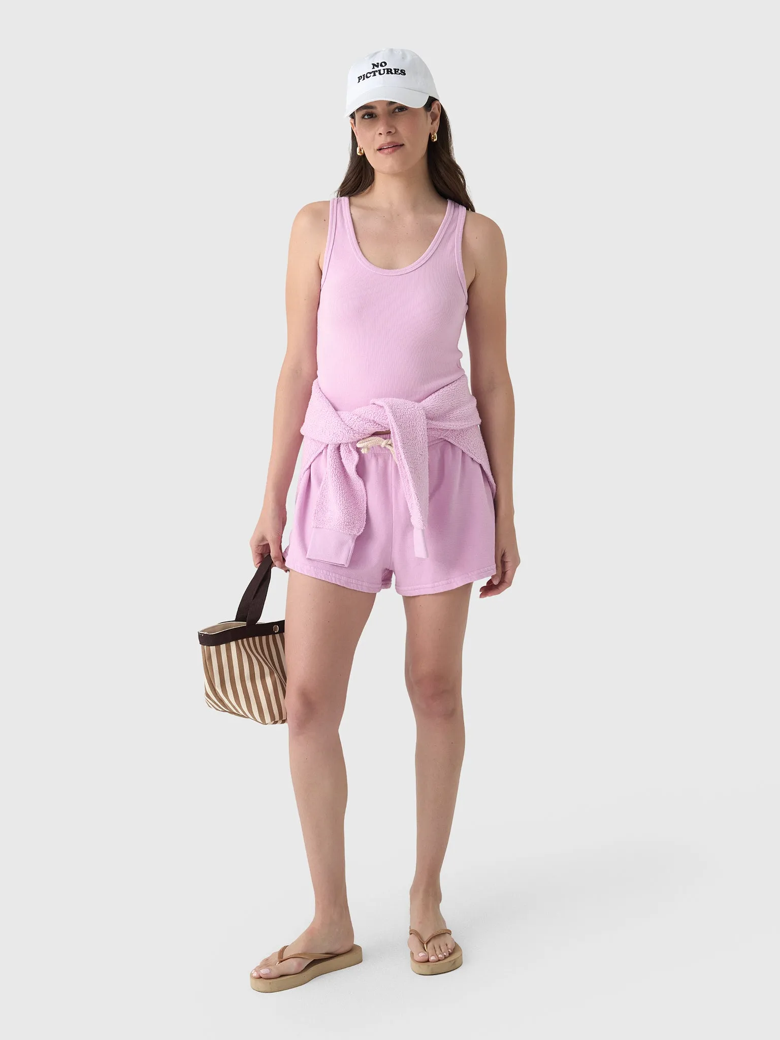 Perfect White Tee Women's Layla Sweatshort sold by Saint Bernard product image thumbnail 2