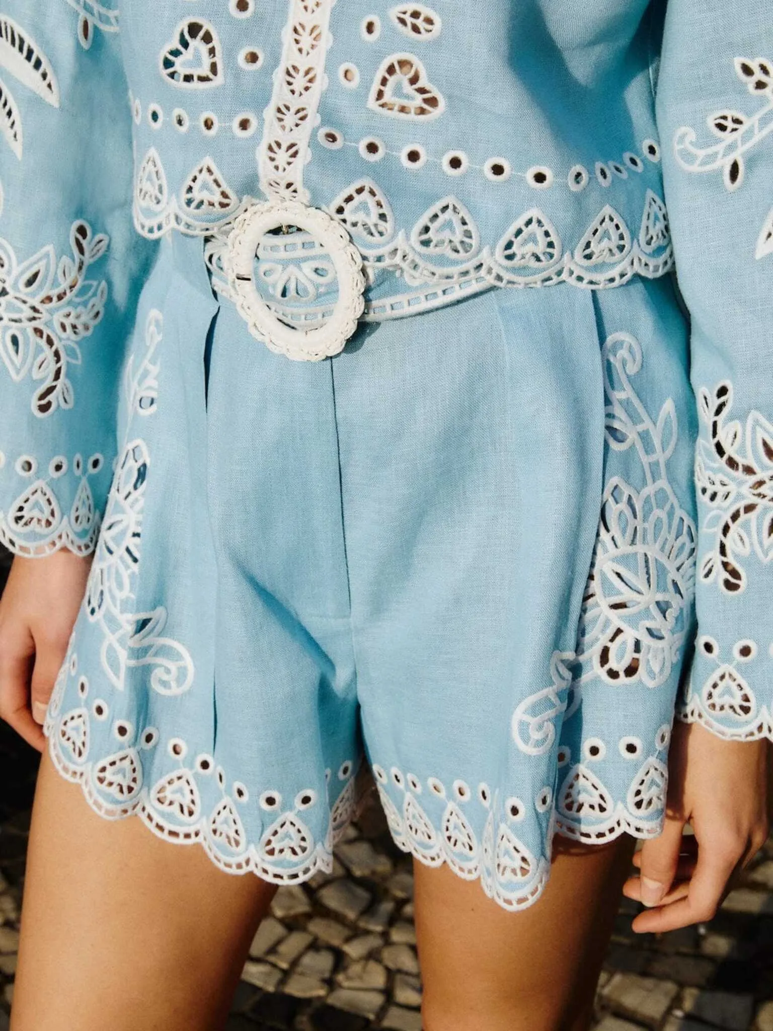 Farm Rio Women's Romantic Richelieu Short sold by Saint Bernard product image thumbnail 5